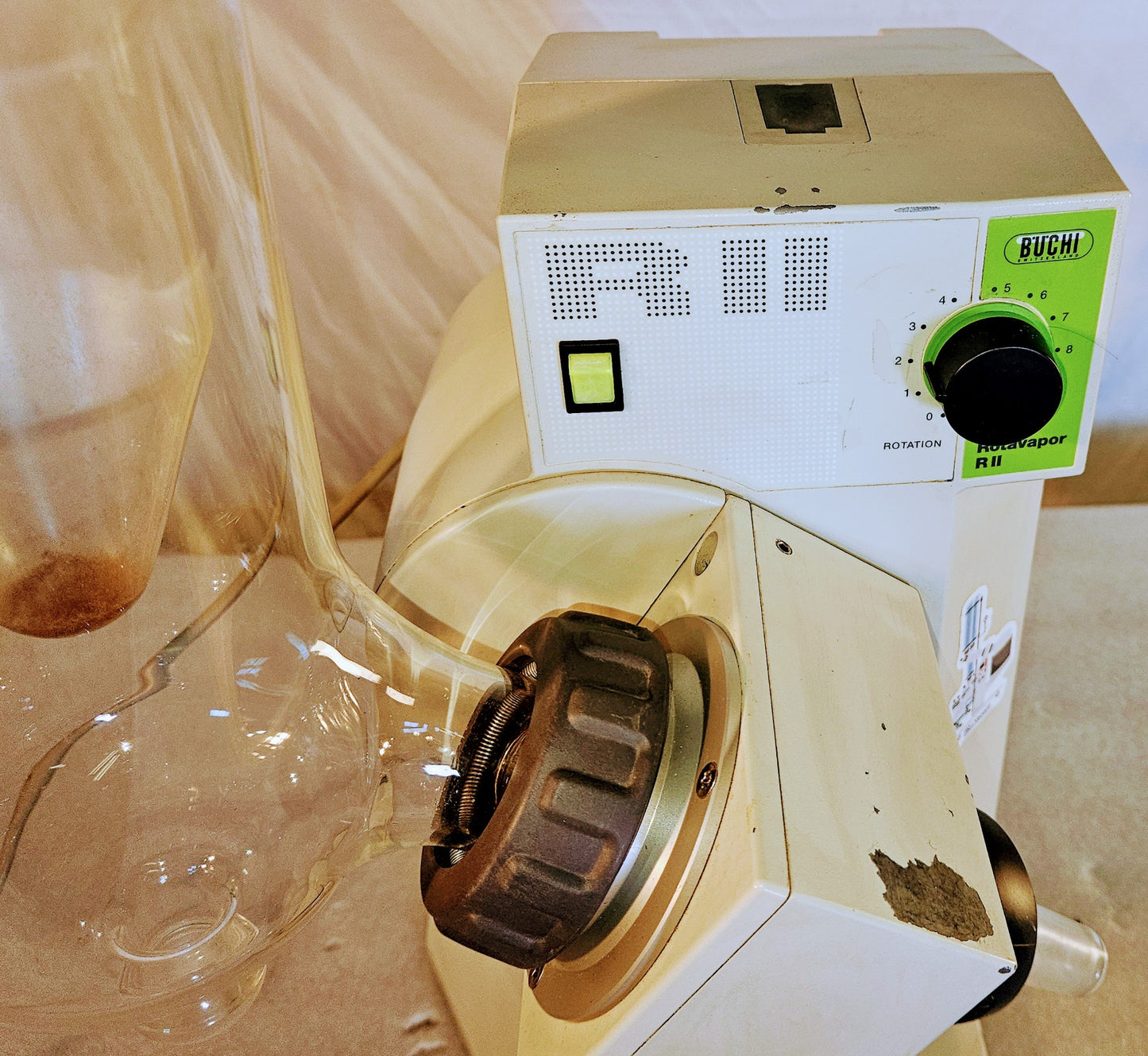 120DAYWARRANTY BUCHI RII EVAPORATOR COLD TRAP COIL GLASSWARE ATTACHMT WATCHVIDEO