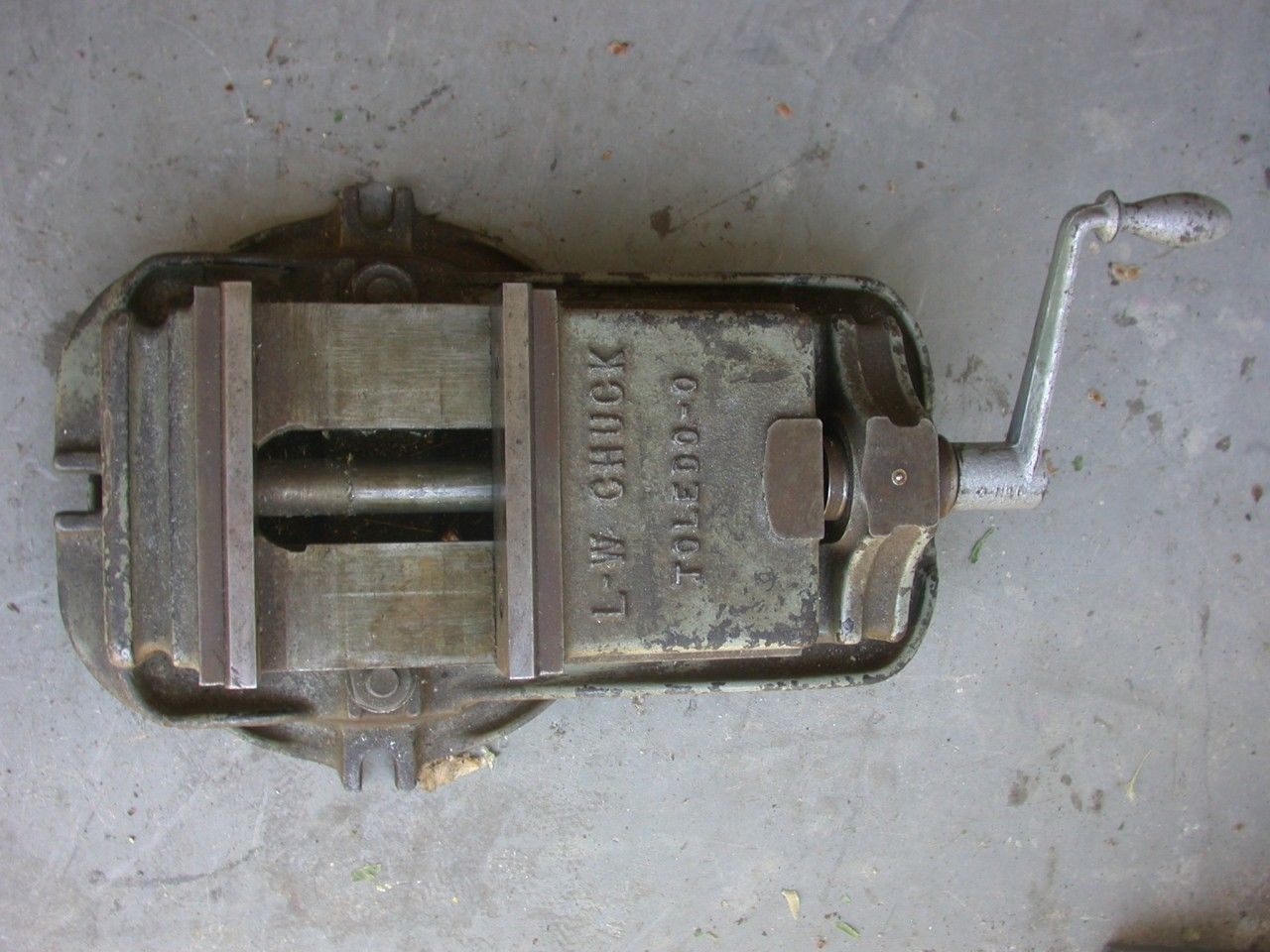 6" L-W CHUCK VISE MACHINE SHOP TOOLS MACHINIST TOOLING VICE CLAMP LOCKING TOLEDO