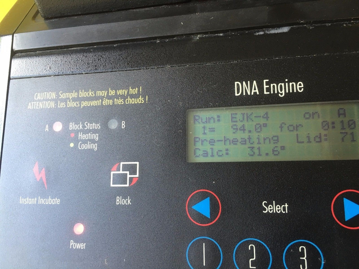 MJ RESEARCH PTC-200 30/30 DUAL ALPHA BLOCKS Holds 60 x 0.5ml tubes WATCH VIDEO