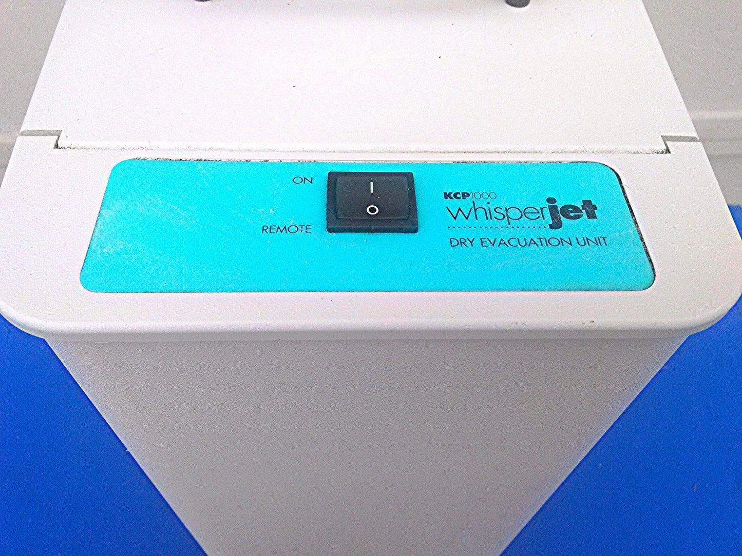 WHISPERJET KCP1000 DENTAL DRY EVACUATION VACUUM UNIT WATCH VIDEO UNIT WORKING