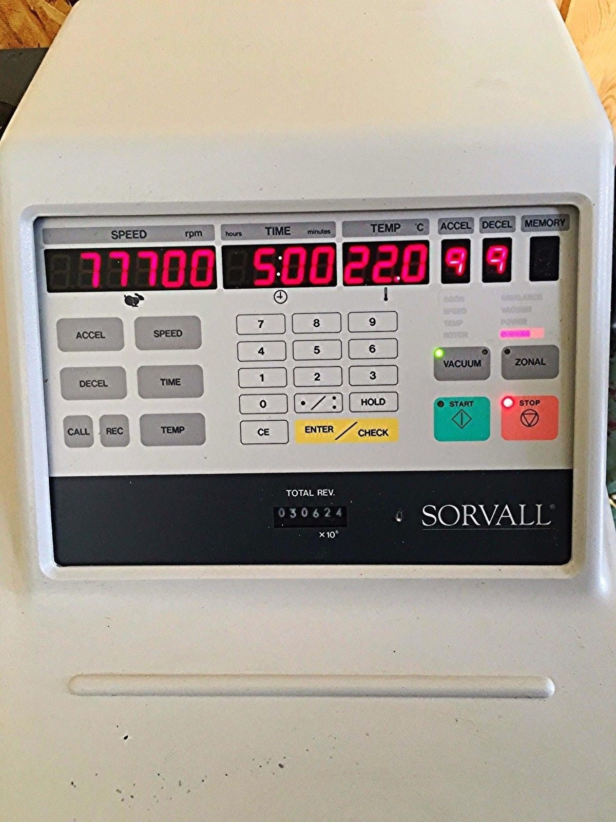 SORVALL DISCOVERY 90 FLOOR CENTRIFUGE NO ROTOR POWERSUP SPINS WATCHVIDEOFREESHIP