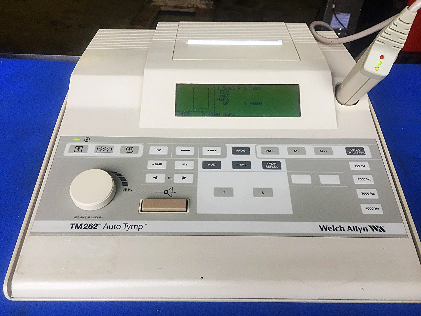 WELCH ALLYN V4 TM 262 AUTO TYMP TYMPANOMETER AUDIOMETER & MANUAL TM262 FREE SHIP