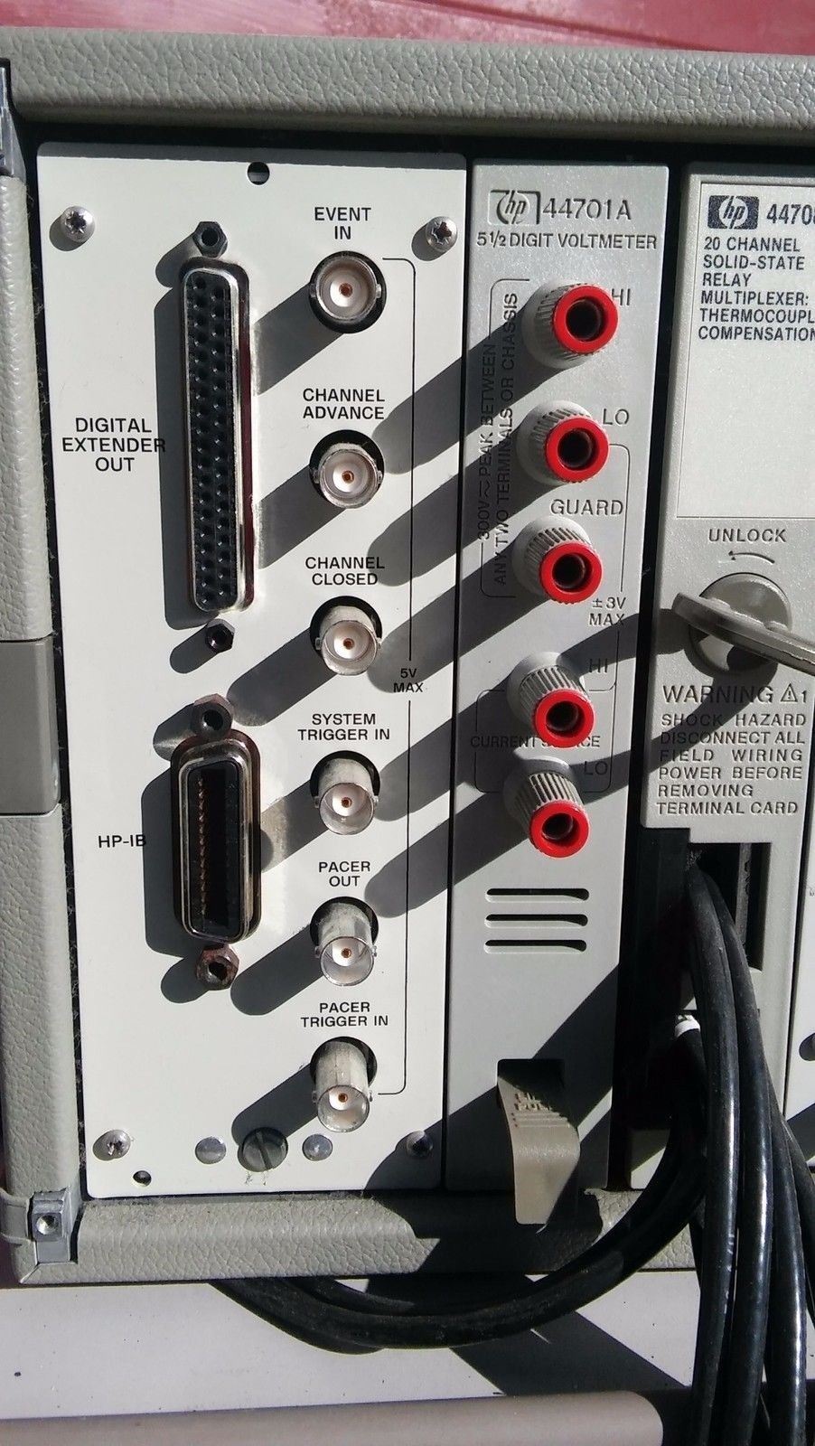 HEWLETT PACKARD 3852A DATA AQUISITION CONTROL UNIT WORKING PERFECTLY FREE SHIP