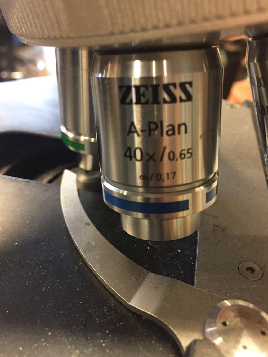ZEISS AXIOSKOP-2 MICROSCOPE 3 OBJECTIVES & LIGHT SOURCE FREESHIP