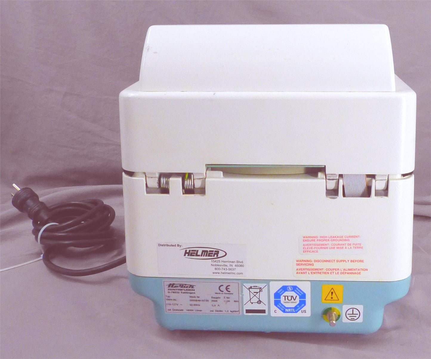 100% 90-DAY-WARRANTY HETTICH EBA 21 CENTRIFUGE 1118-01 ROTOR FREE SHIP