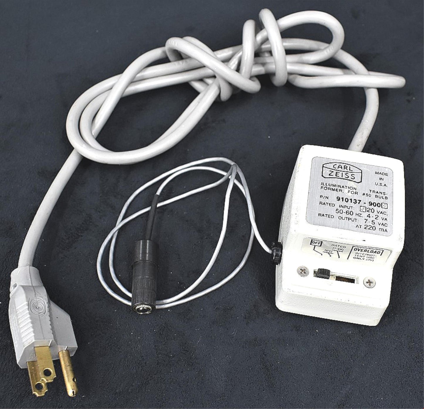 ZEISS HALOGEN 6V 40W 2 Outputs MICROSCOPE LEP 1019 POWER SUPPLY FREE SHIP