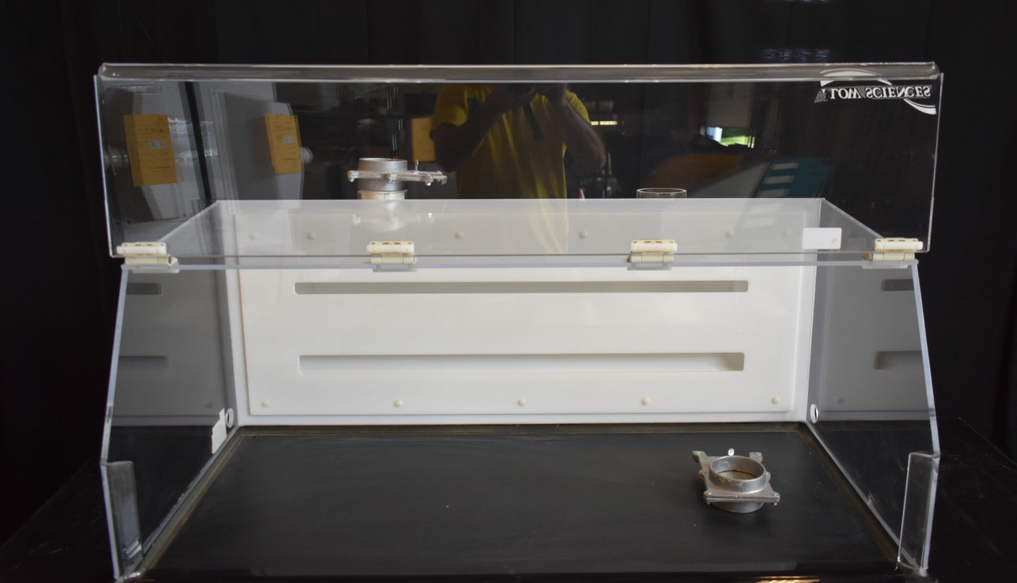 (2) FLOW SCIENCES VBSE VENTED 3ft SAFETY ENCLOSURE FUME HOOD