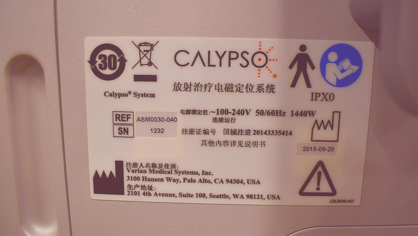 *VARIAN CALYPSO® 4D GPS for the BODY® LOCALIZATION & RADIOTHERAPY SYSTEM FREESHI