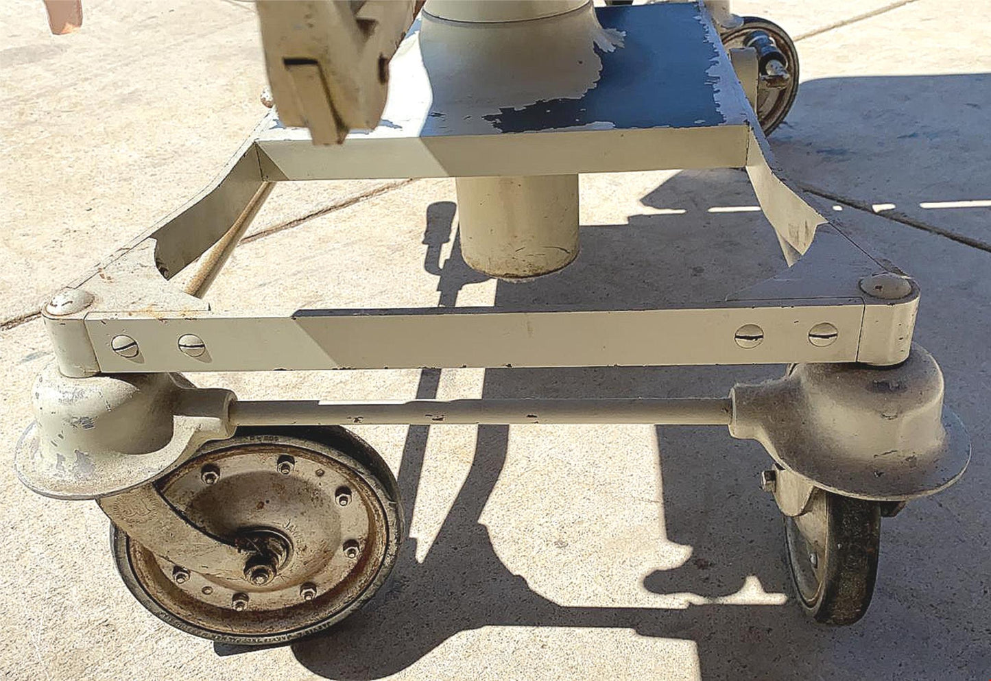 1933 WWII F&F KOENIGKRAMER RELIANCE HYDRAULIC STRETCHER PATIENT GURNEY FREE SHIP