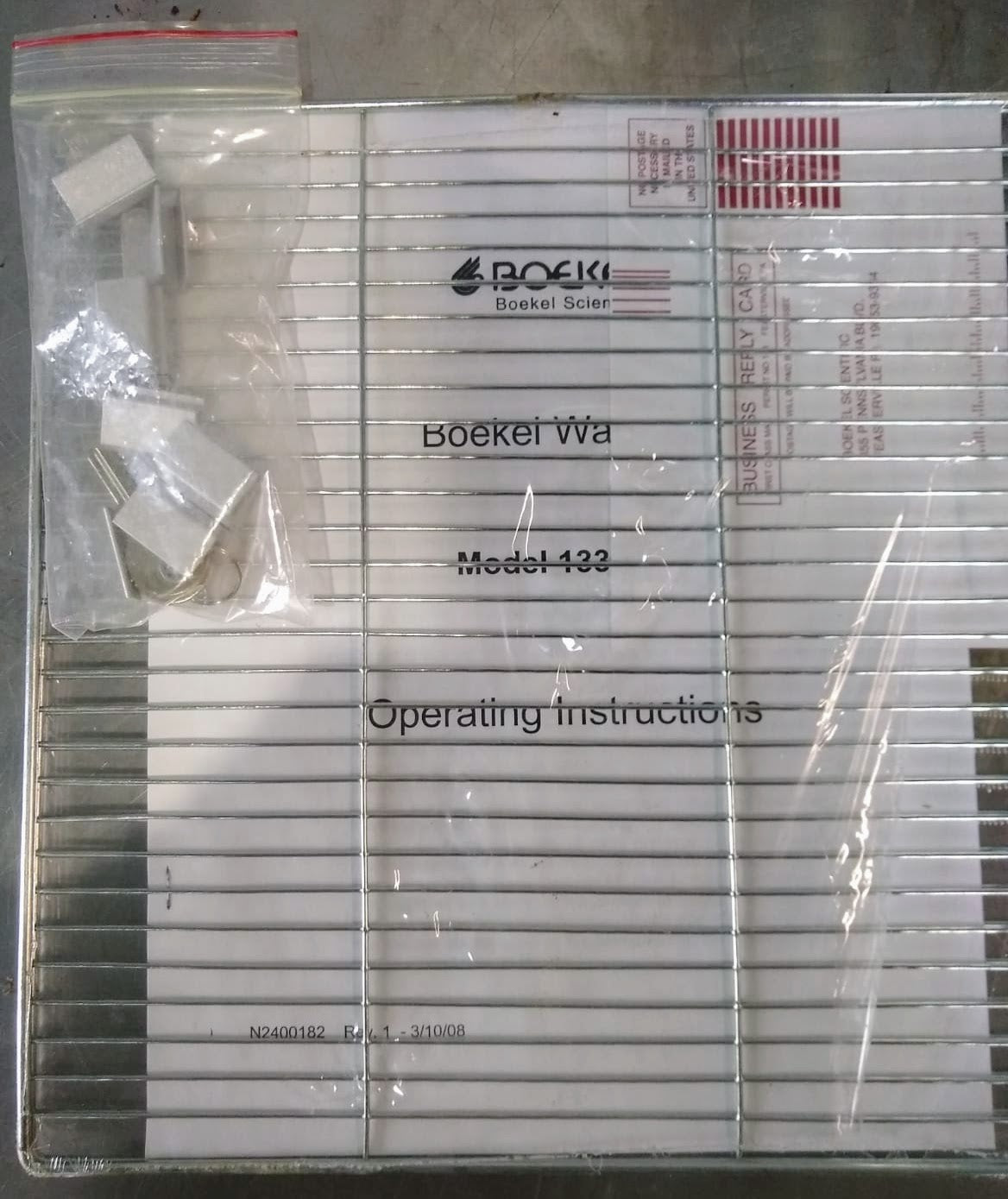 NEW BOEKEL SCIENTIFIC 133001 OVEN INCUBATOR MANUAL & KEYS 90DAYWARRANTY FREESHIP