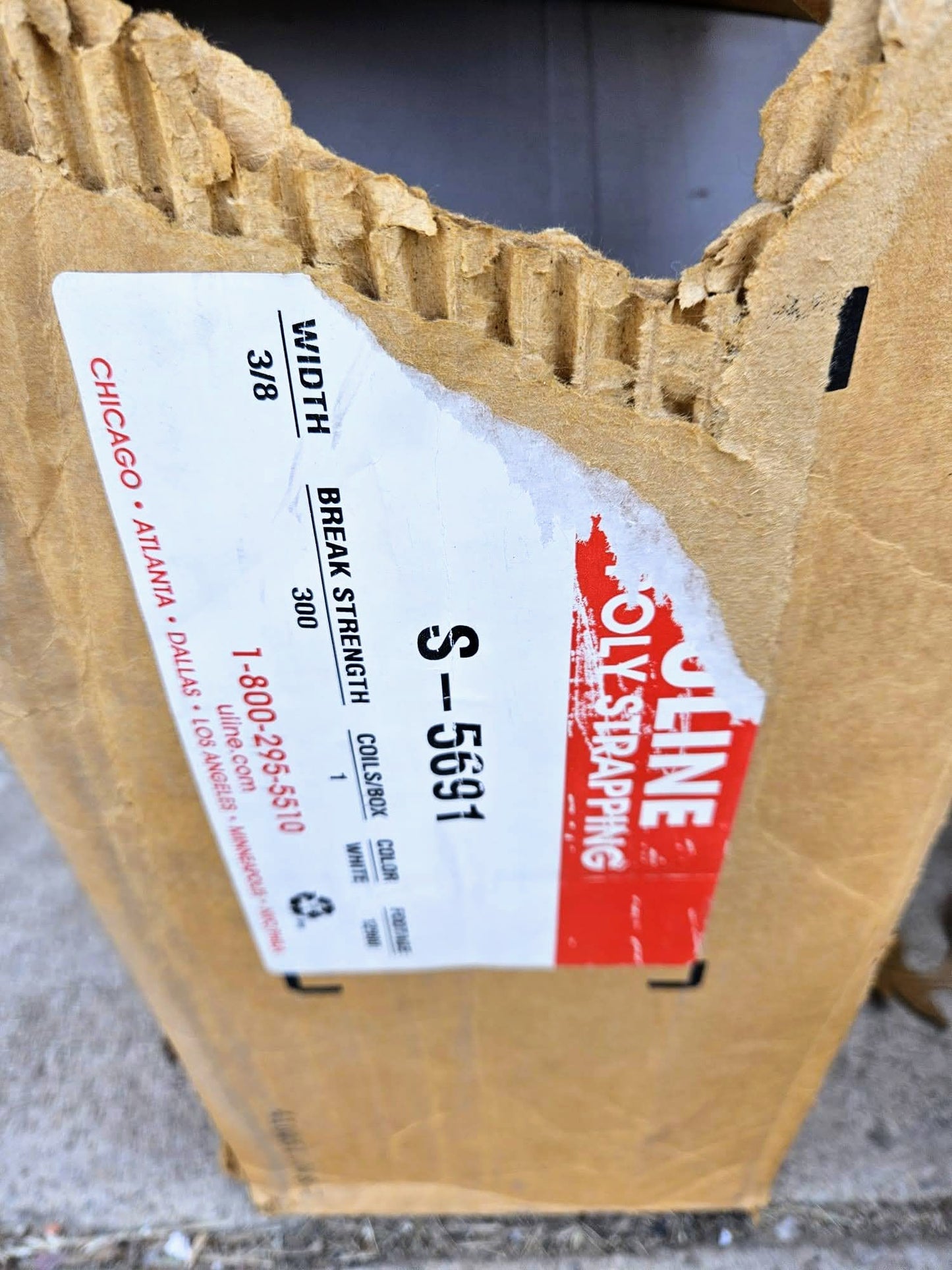 ULINE® H-959 SEMIAUTOMATIC POLYPROPYLENE STRAPPING MACHINE BONUS STRAPS FREESHIP