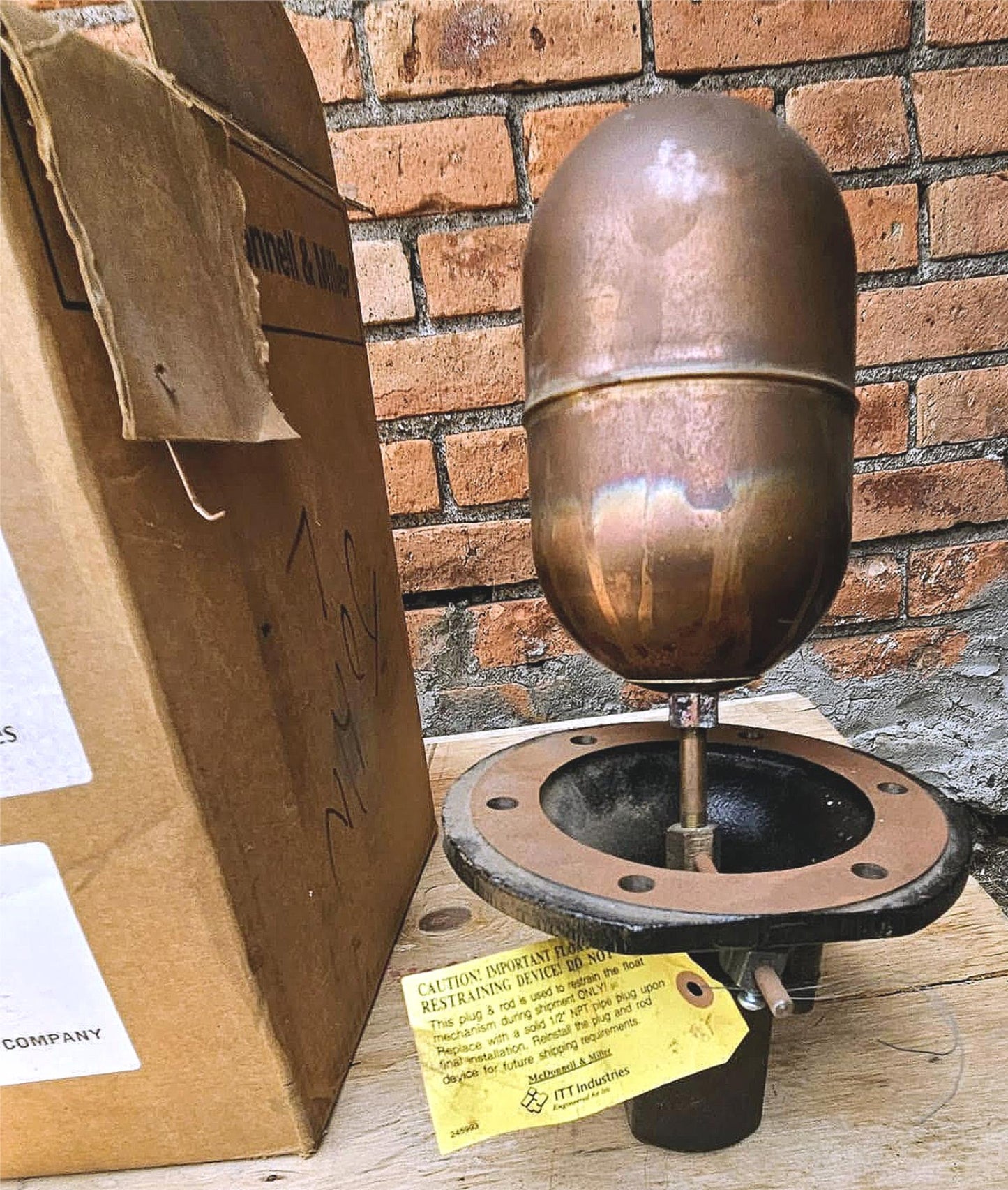 Brand New BOX McDONNELL & MILLER 126400 MODEL 21 MAKE-UP WATER FEEDER FREE SHIP