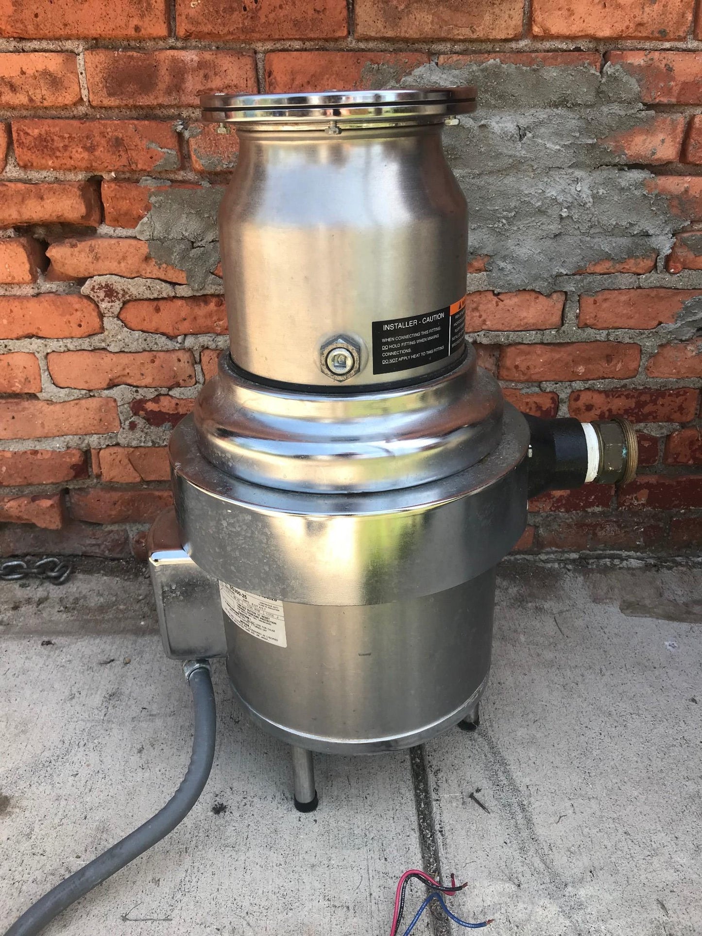 WASTE XPRESS INSINKERATOR DISPOSAL CONTROL CENTER WX101A-3 FOOD REDUCTION SYSTEM