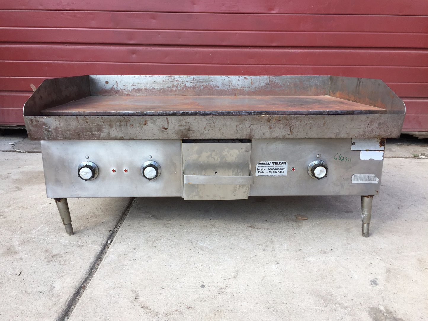 HOBART 36″ x 22″ X 17" Model CG55 Electric Counter Griddle Works Great FREE SHIP