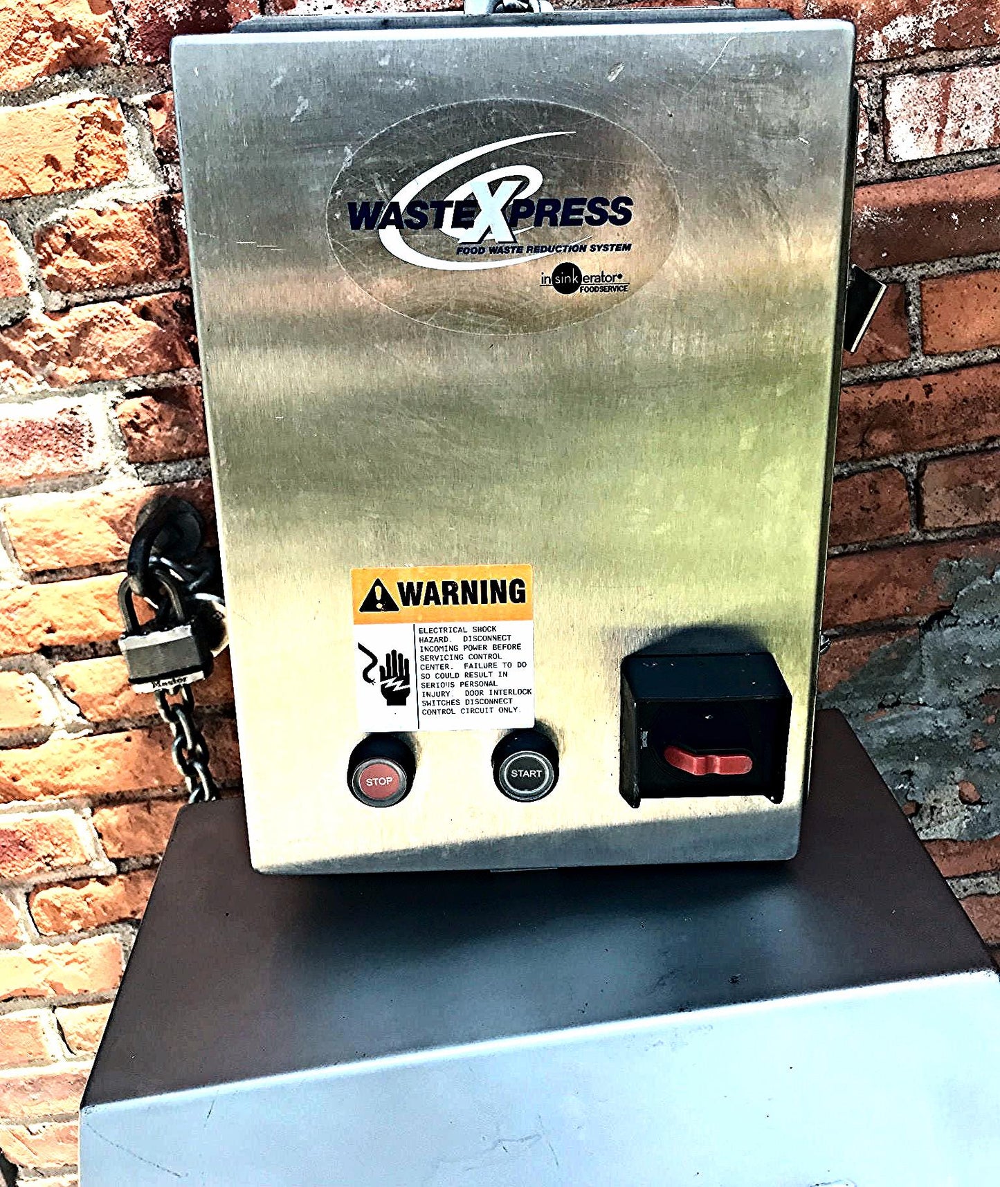WASTE XPRESS INSINKERATOR DISPOSAL CONTROL CENTER WX101A-3 FOOD REDUCTION SYSTEM