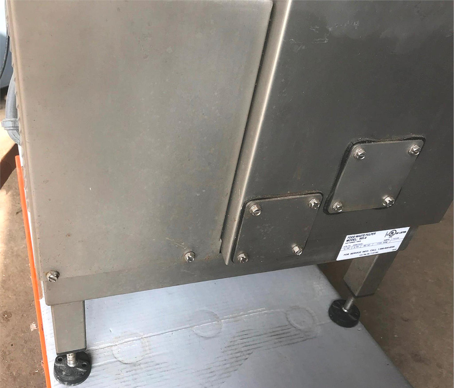 WASTEXPRESS WX-8 INSINKERATOR FOOD WASTE REDUCTION PULPER MACHIN 3PHASE FREESHIP