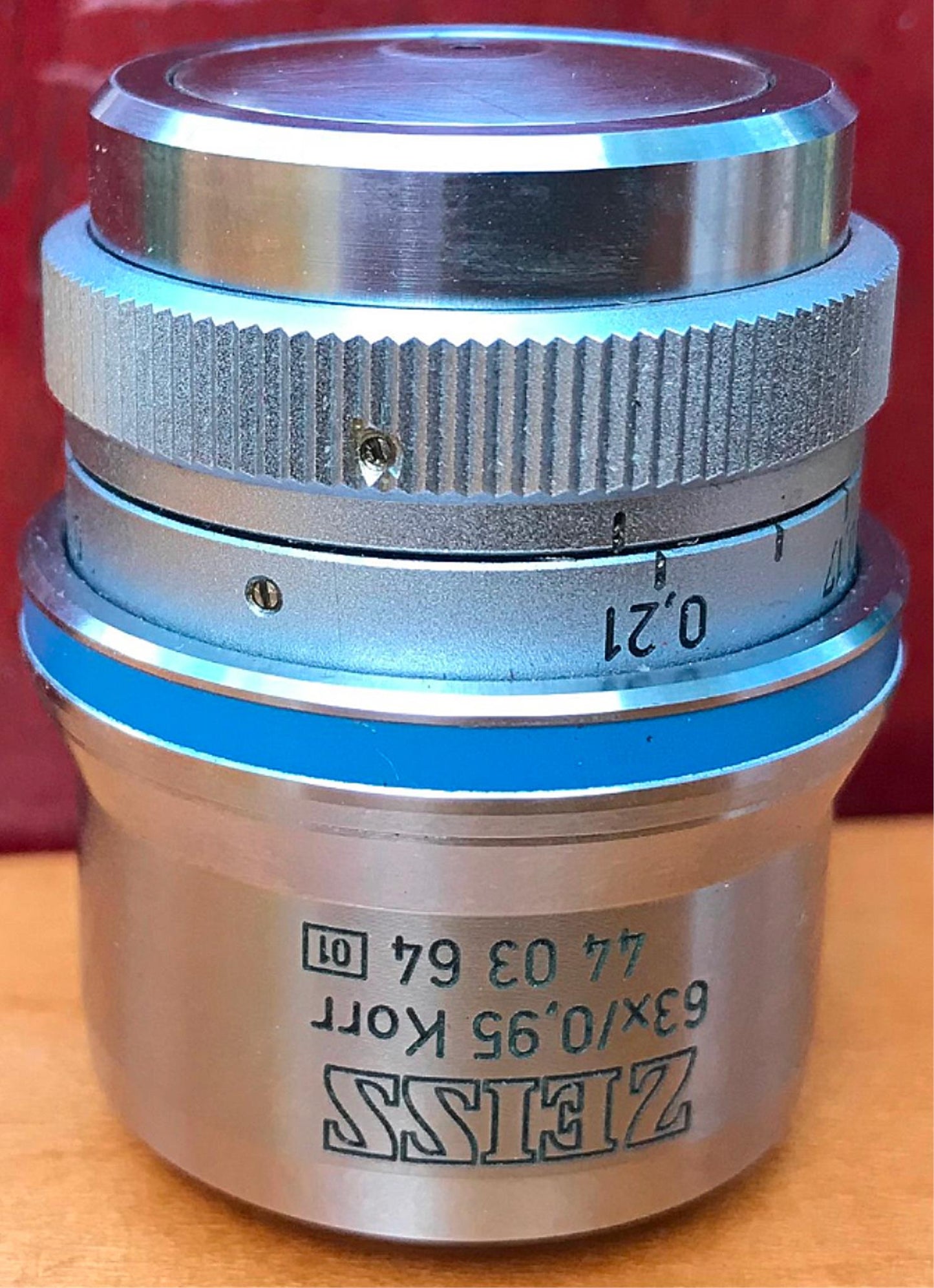 ZEISS PLAN-NEOFLUAR 63x0,95 /0.13-0,21 KORR LENS 100% PERFECT COND FREE SHIPPING