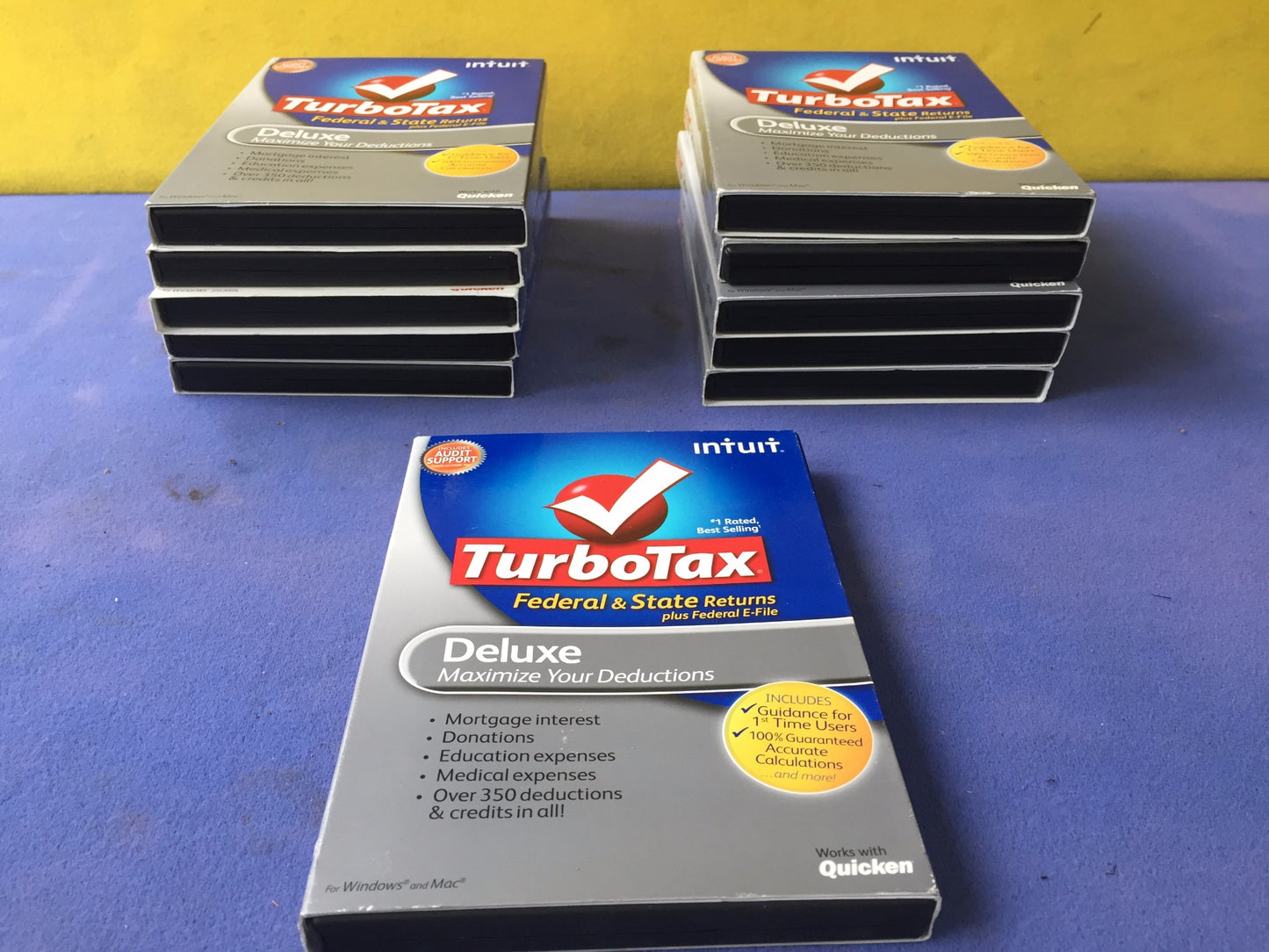 TURBOTAX DELUXE FEDERAL & STATE RETURNS 2011 FREE SHIPPING