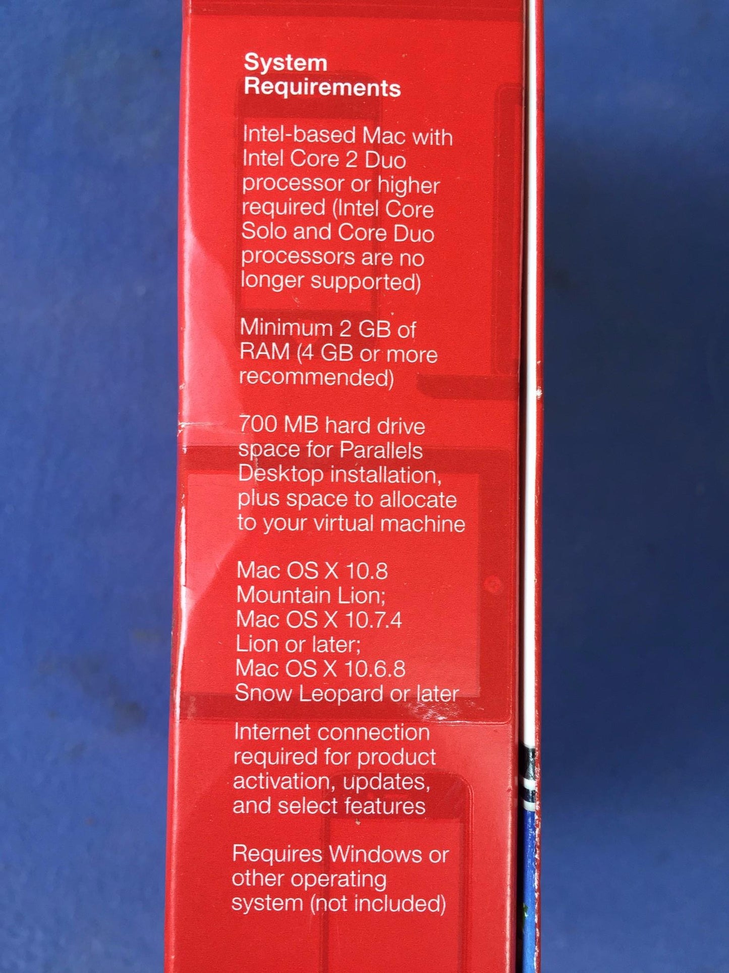 PARALLELS DESKTOP 8 RUN WINDOWS ON YOUR MAC 2012 FREE SHIPPING