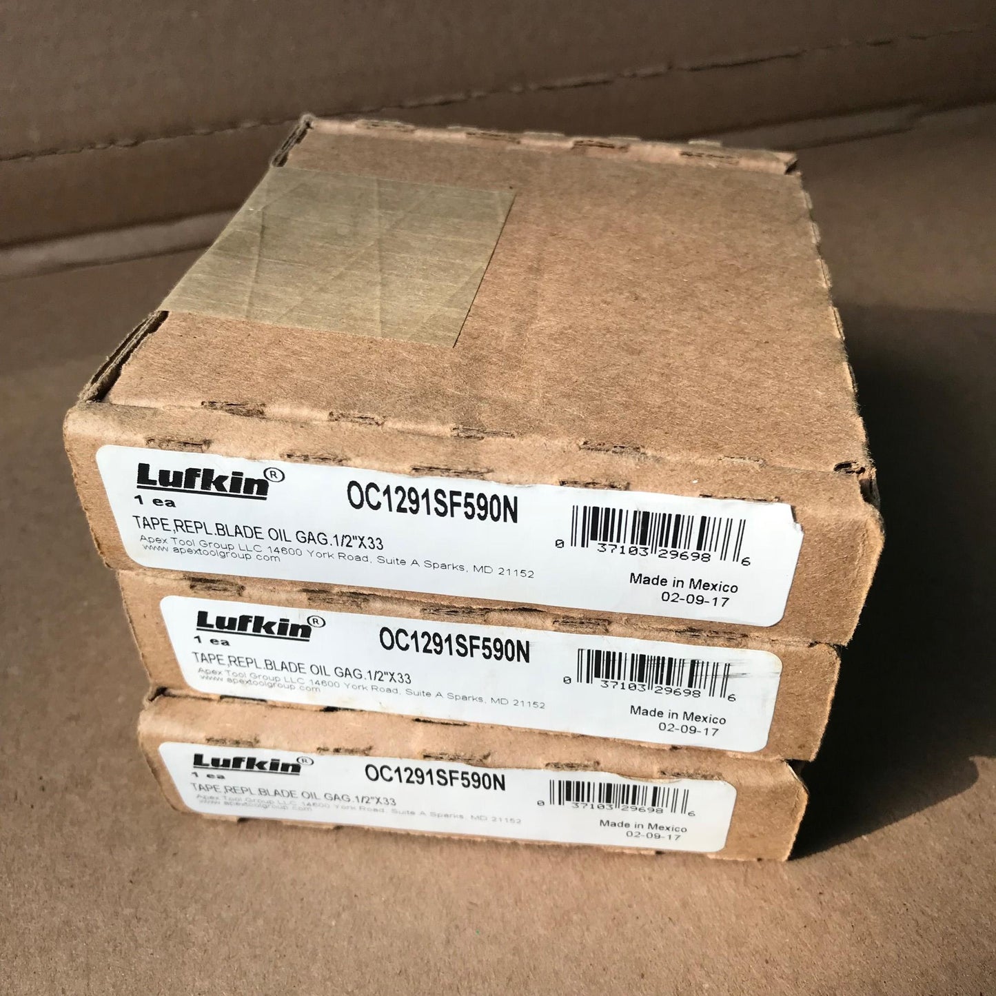 LUFKIN OCN1293SF590N REPLACEMENT BLADE TAPE OIL GAG.1/2" Chrome Clad® FREE SHIP