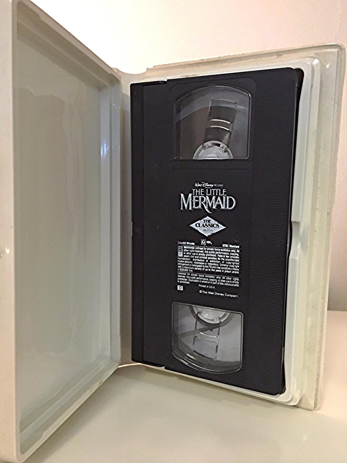 THE LITTLE MERMAID ORIGINAL VHS TAPE ( BANNED COVER)