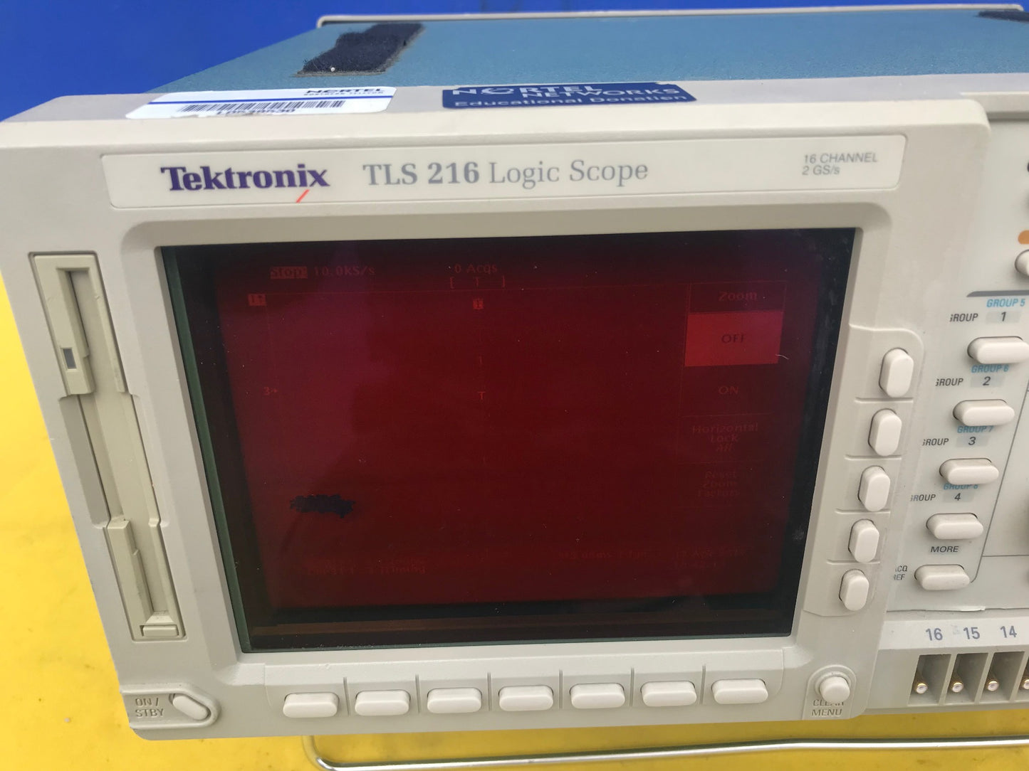 TEKTRONIX TLS 216 COLOR LOGIC SCOPE OSCILLOSCOPE WATCH VIDEO FREE SHIPPING
