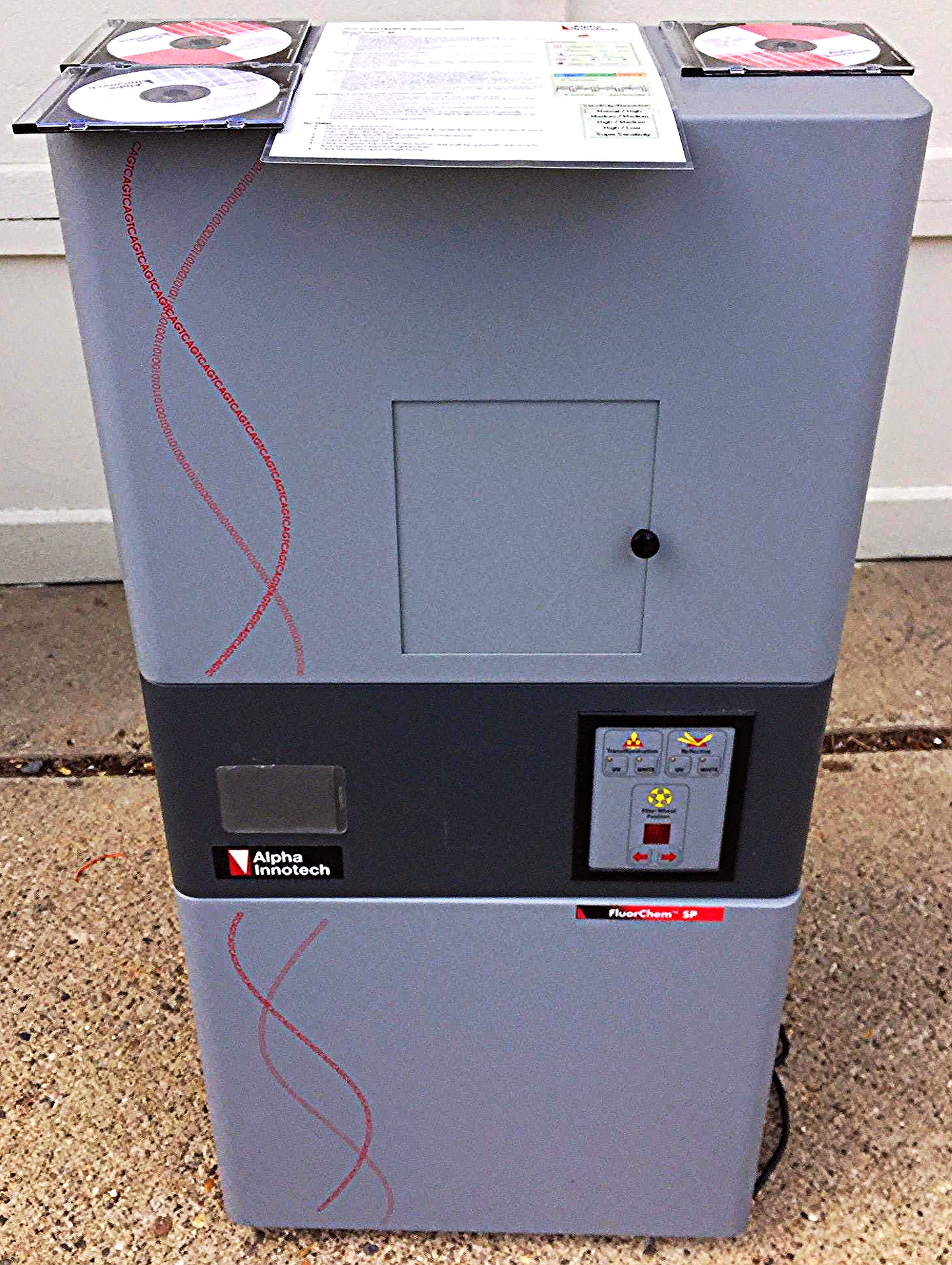 With SOFTWARE ALPHA INNOTECH FLUORCHEM SP IMAGING SYSTEM ELECTROPHORESIS FREESHI