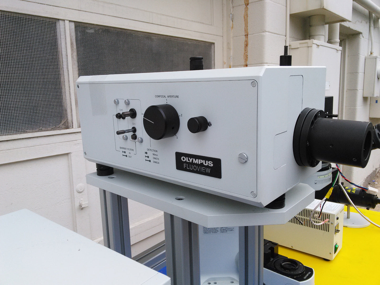 OLYMPUS BX61 WIF FLUOVIEW MICROSCOPE BX-UCB FV3-LVTWI FV300 FV5-PSU TW / U-IFFH