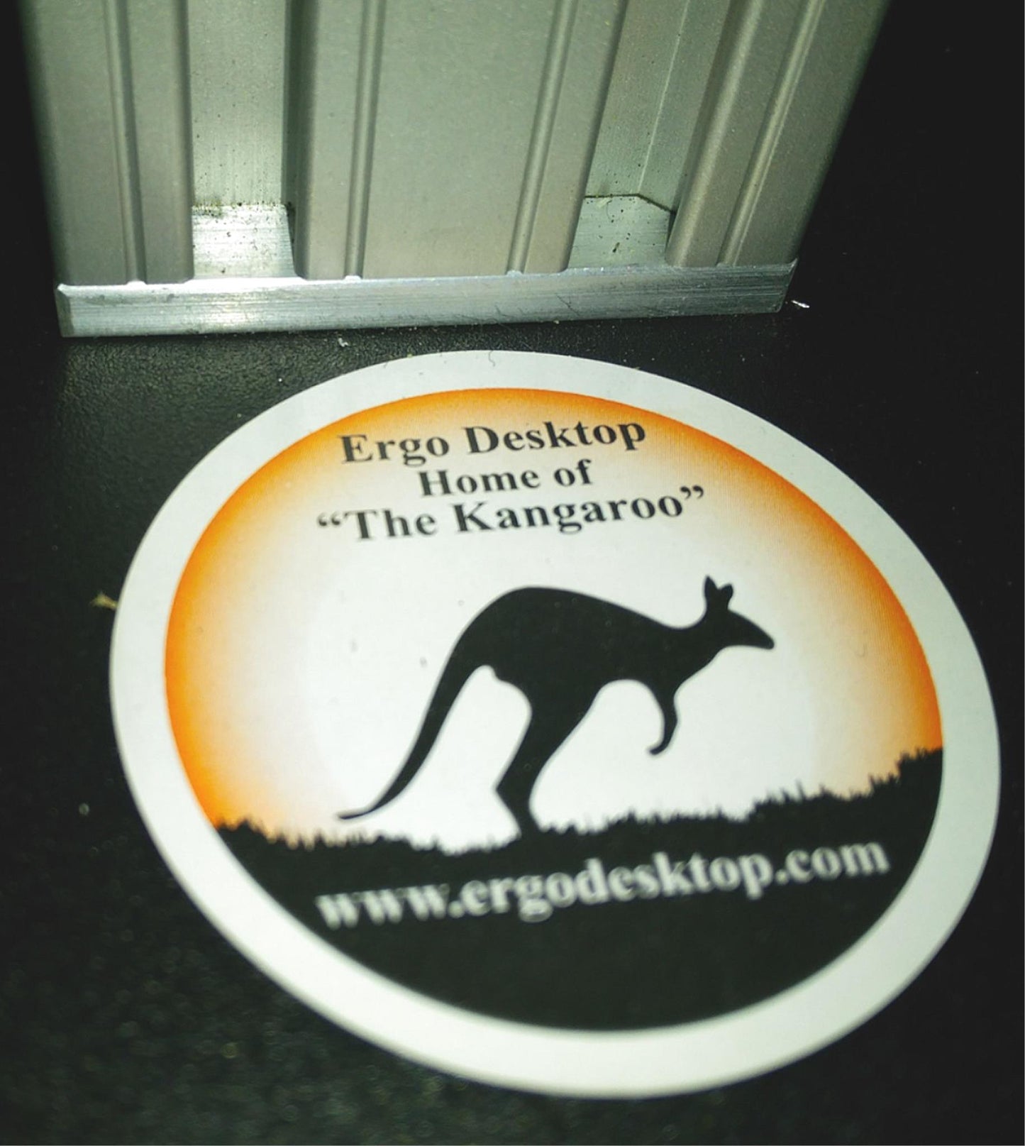 ERGO DESKTOP DUAL MONITOR DISPLAY HIGH ADJUSTABLE DESK KANGAROO ELITE FREE SHIP