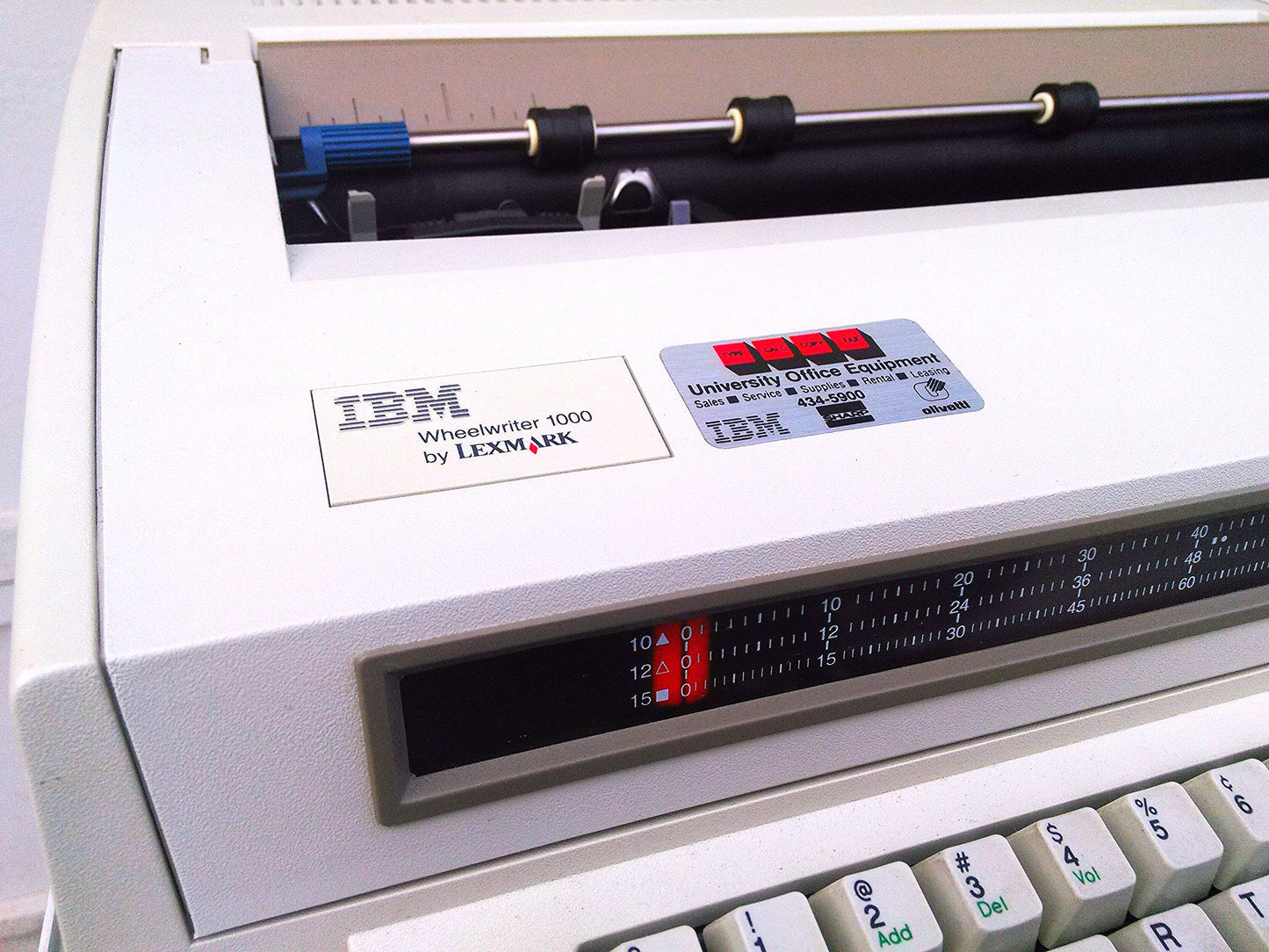 IBM WHEELWRITER 1000 PERSONAL TYPEWRITER NICE WORKING CONDITION