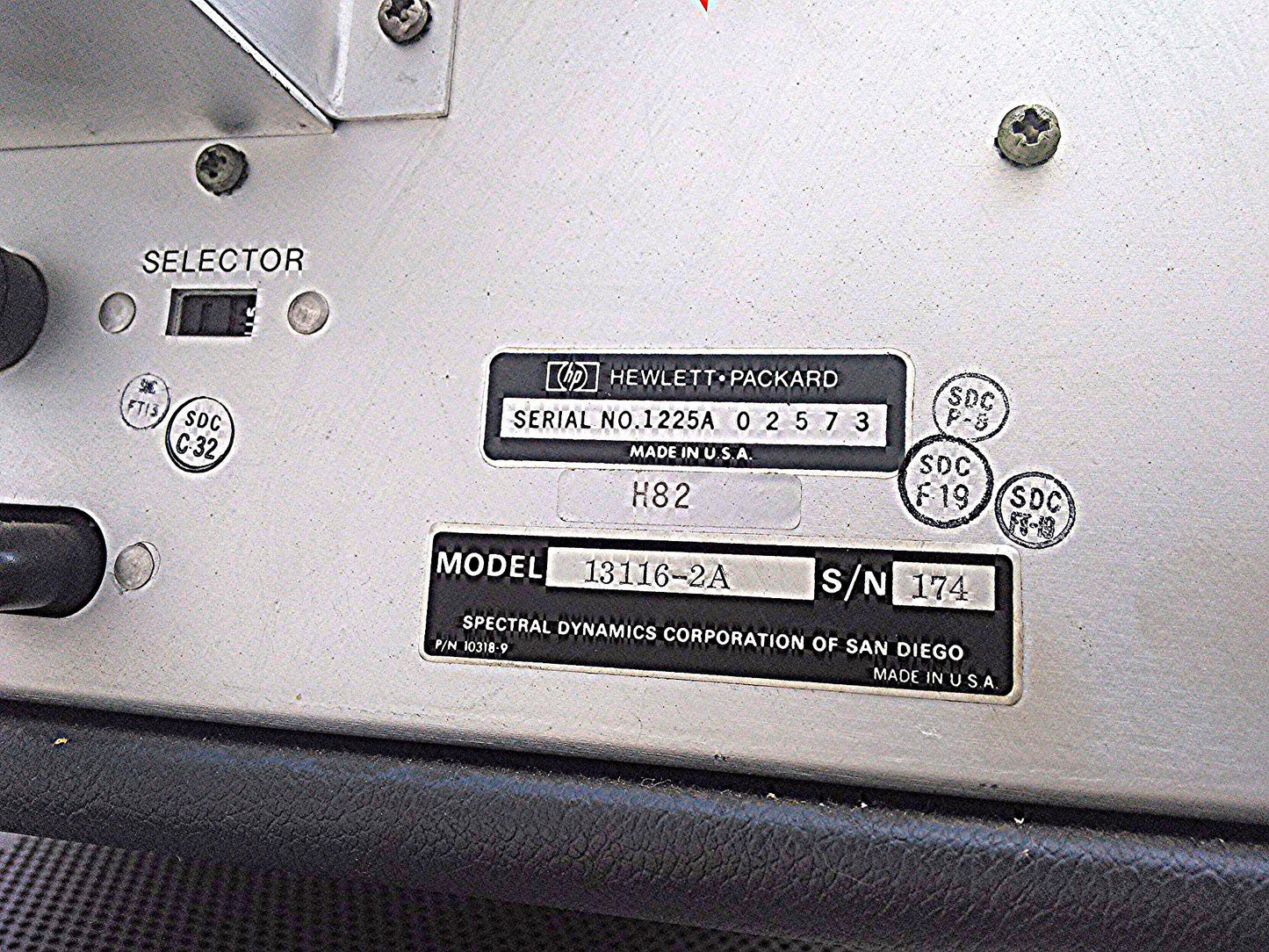 VINT HP 7035B X-Y DISPLAY 13116-2A RECORDER SPECTRAL DYNAMICS SPECTRUM ANALYZER