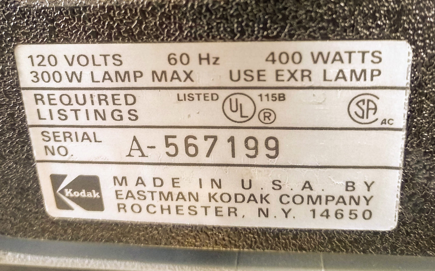 KODAK EKTAGRAPHIC III CAROUSEL SLIDE PROJECTOR TRAY REMOTE FREESHIP WATCH VIDEO