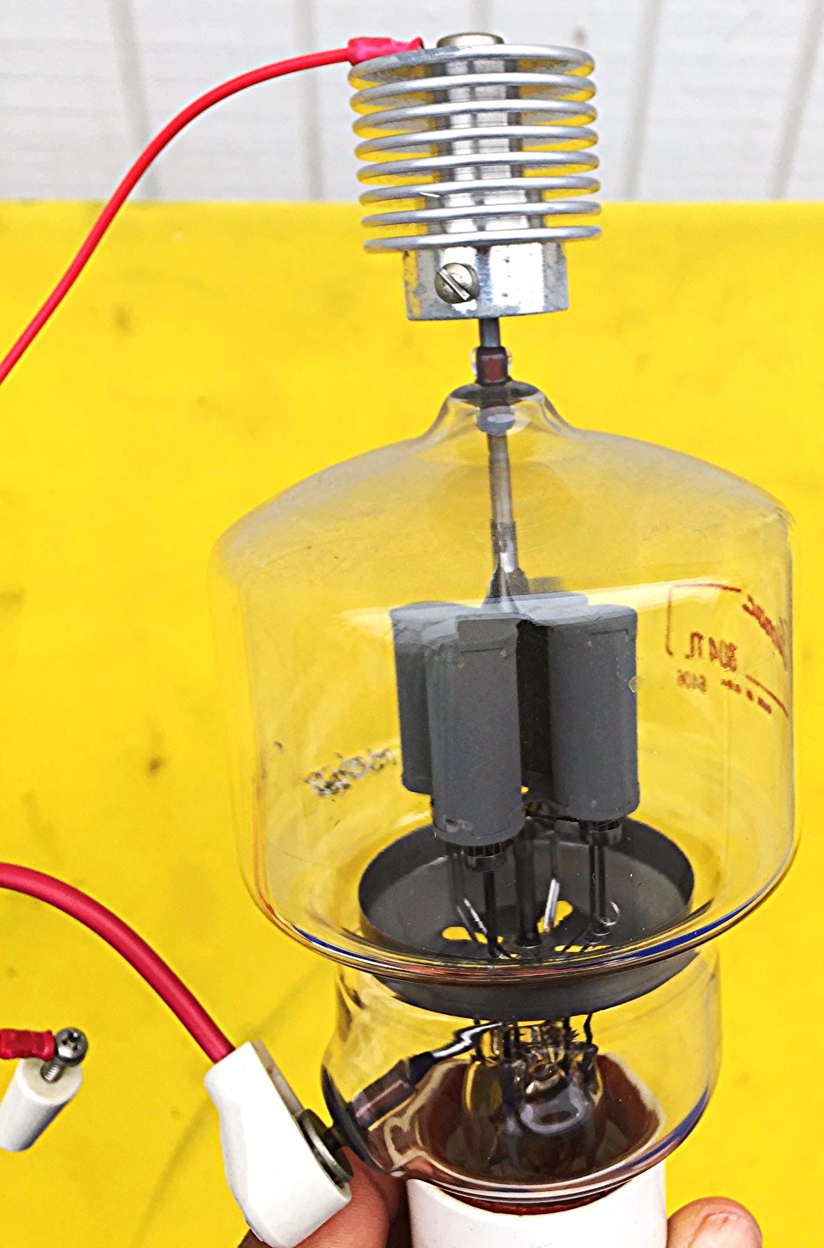 3 EIMAC 304 TL 6406 VACUUM TUBES & PIN TUBE SOCKET WORK PERFECT FREE SHIP