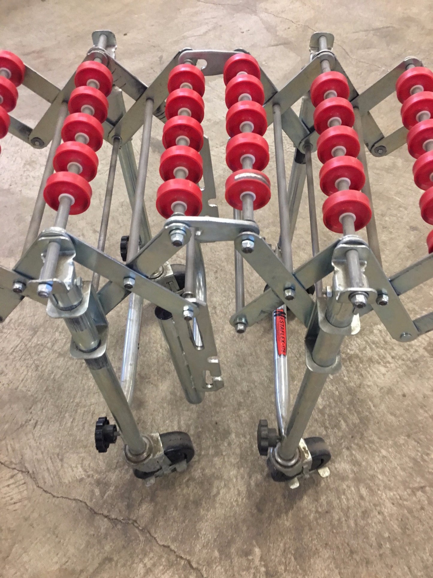 41 FEET of NESTAFLEX - 175 EXPANDABLE FLEXIBLE PORTABLE CONVEYOR BELT