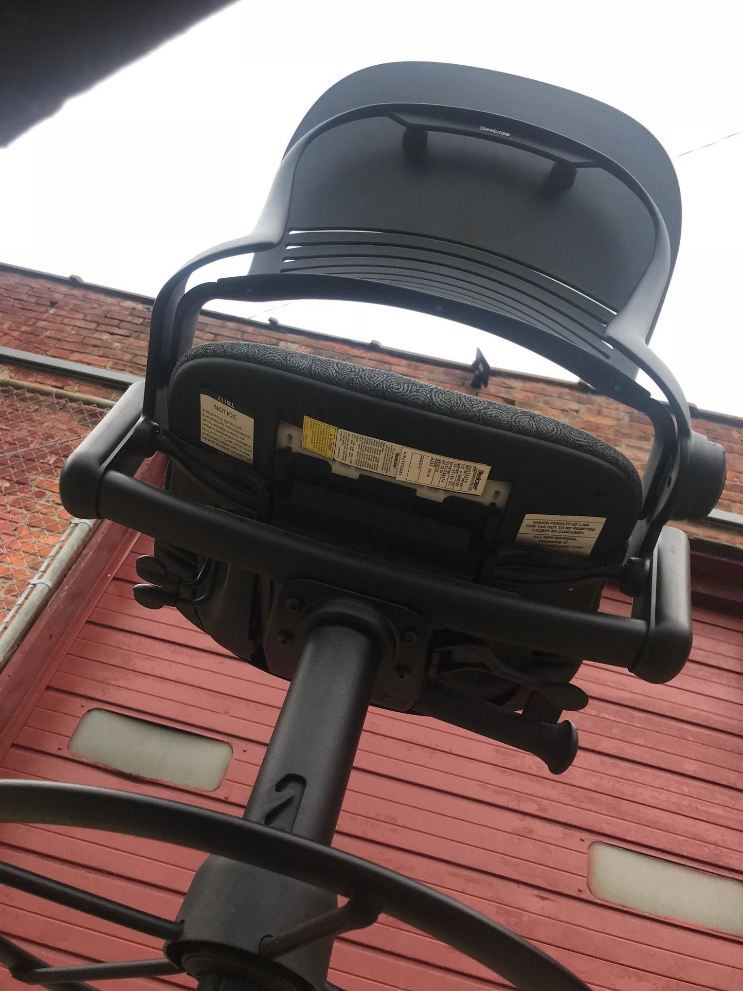 PAIR OF STEELCASE LEAP 462 MODEL 46272049 STOOL BLACK FREE SHIP