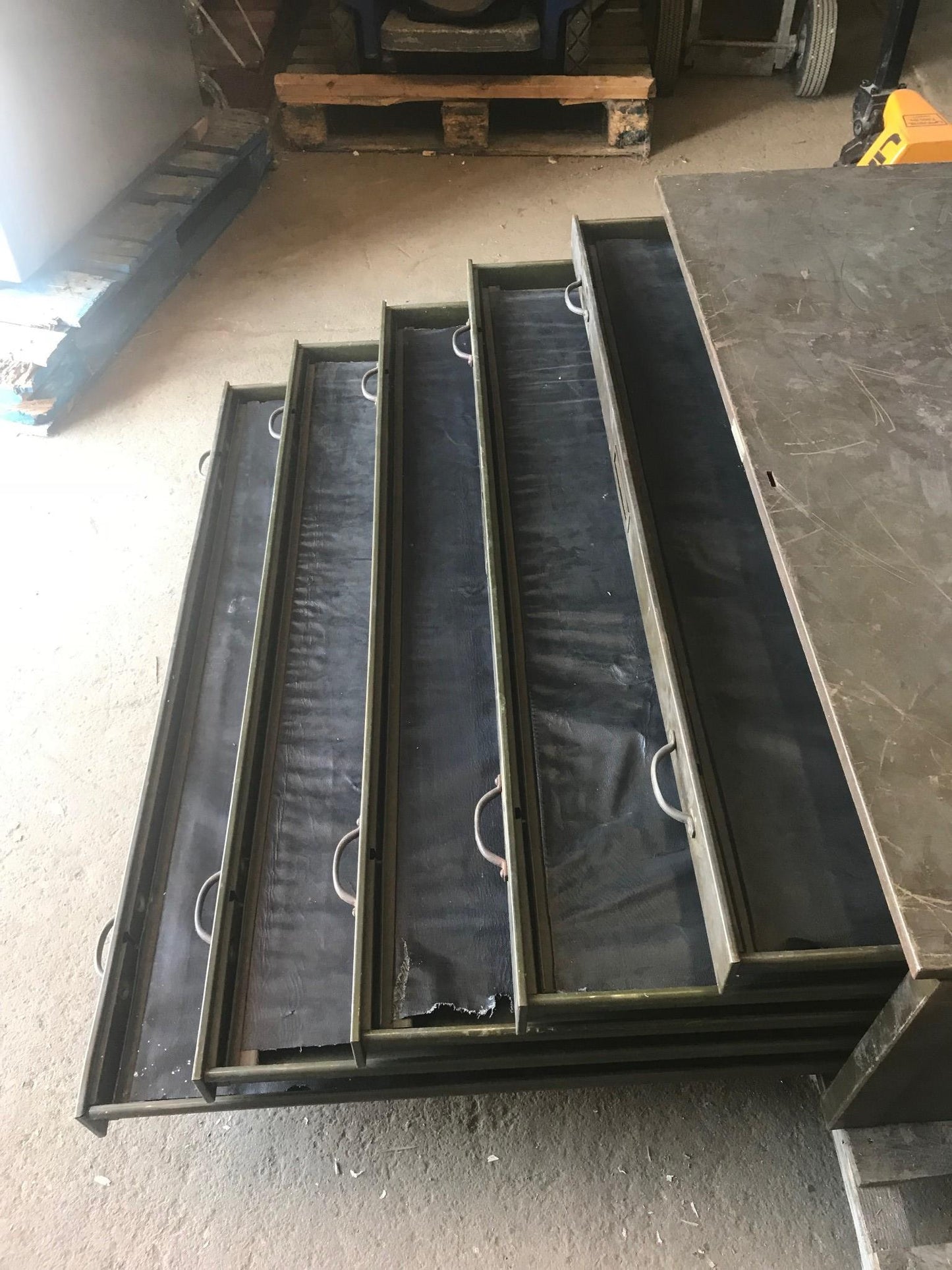 1940s VERY BIG HAMILTON 5 DRAWER STEEL MAP FILE INDUSTRIAL STEAMPUNK FREE SHIP