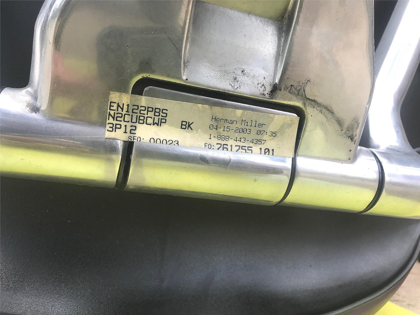 6 HERMAN MILLER EQUA FAUX LEATHER SWIVEL OFFICE ARMCHAIR CONTEMPORARY MODERN