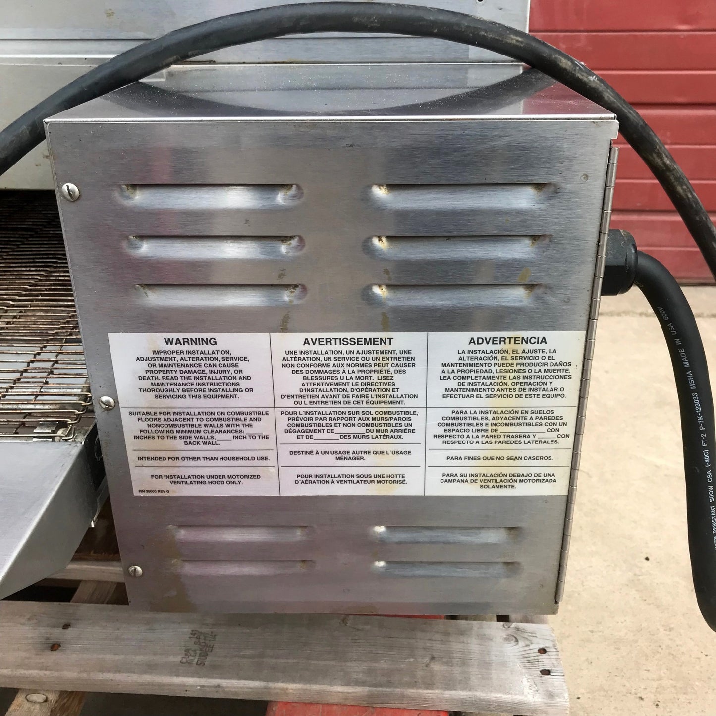 MIDDLEBY MARSHALL PS520 ELECTRI CONVEYOR PIZZA CONTERTOP OVEN WATCHVIDEOFREESHIP