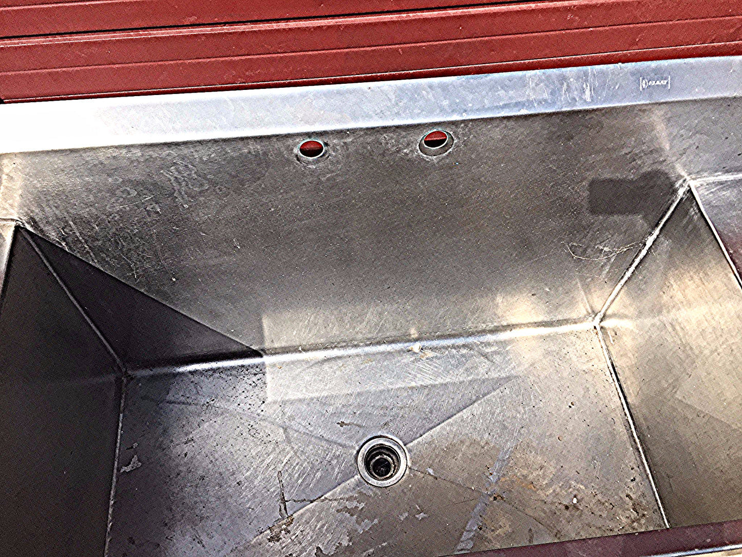 ELKAY STAINLESS STEEL RARE SINK Huge Bowl is 53w x 24"h x 25"d FREE SHIP