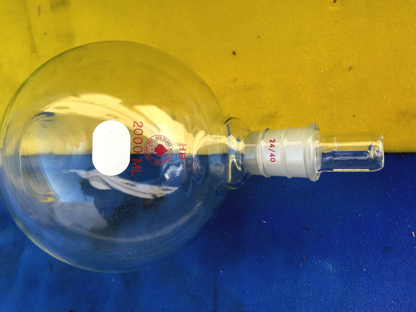 34" INCH ACE CHEMGLASS 2000ML / 2L RESERVOIR STOPCOCK FRITTED LAB GLASS FREESHIP