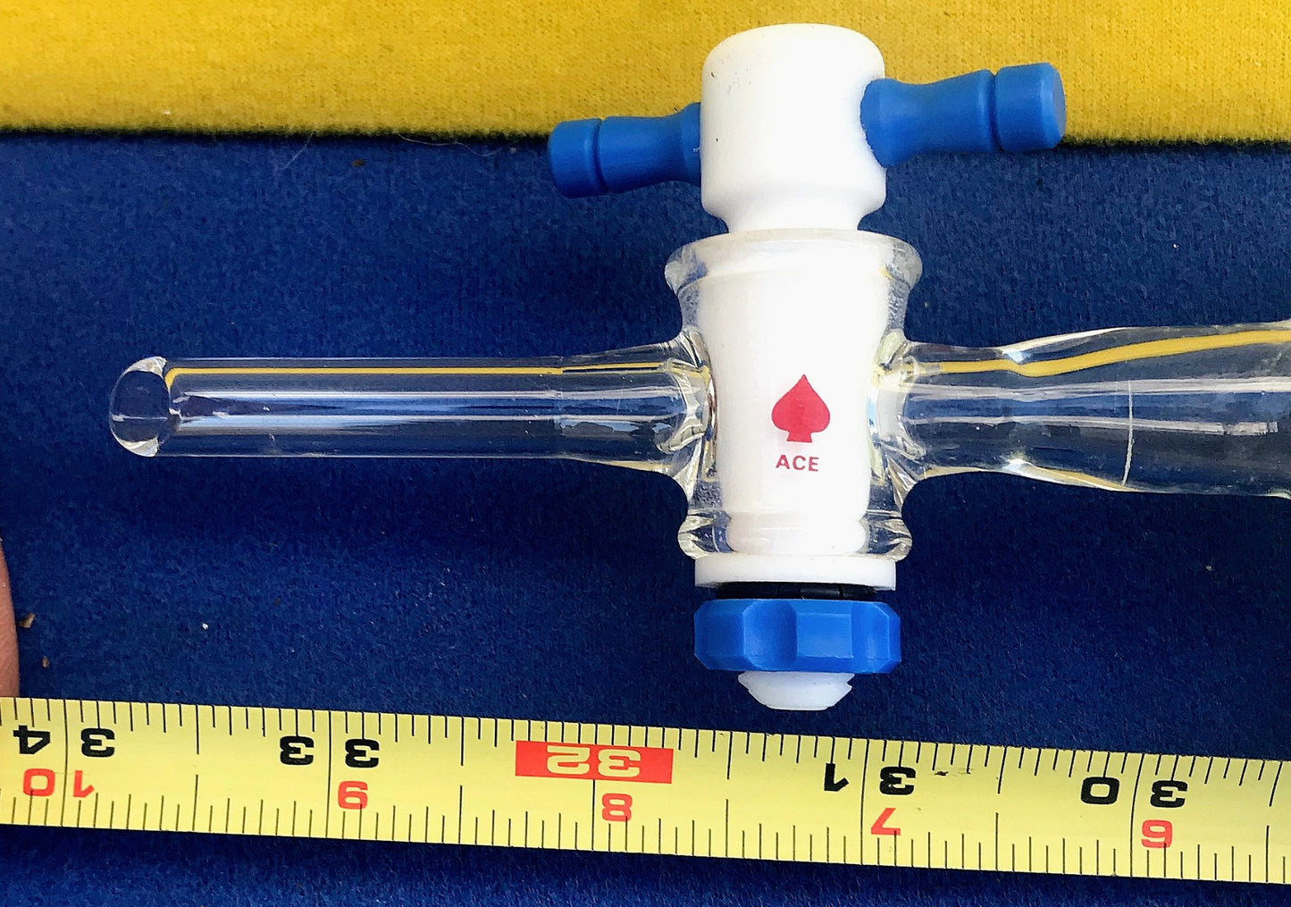 34" INCH ACE CHEMGLASS 2000ML / 2L RESERVOIR STOPCOCK FRITTED LAB GLASS FREESHIP