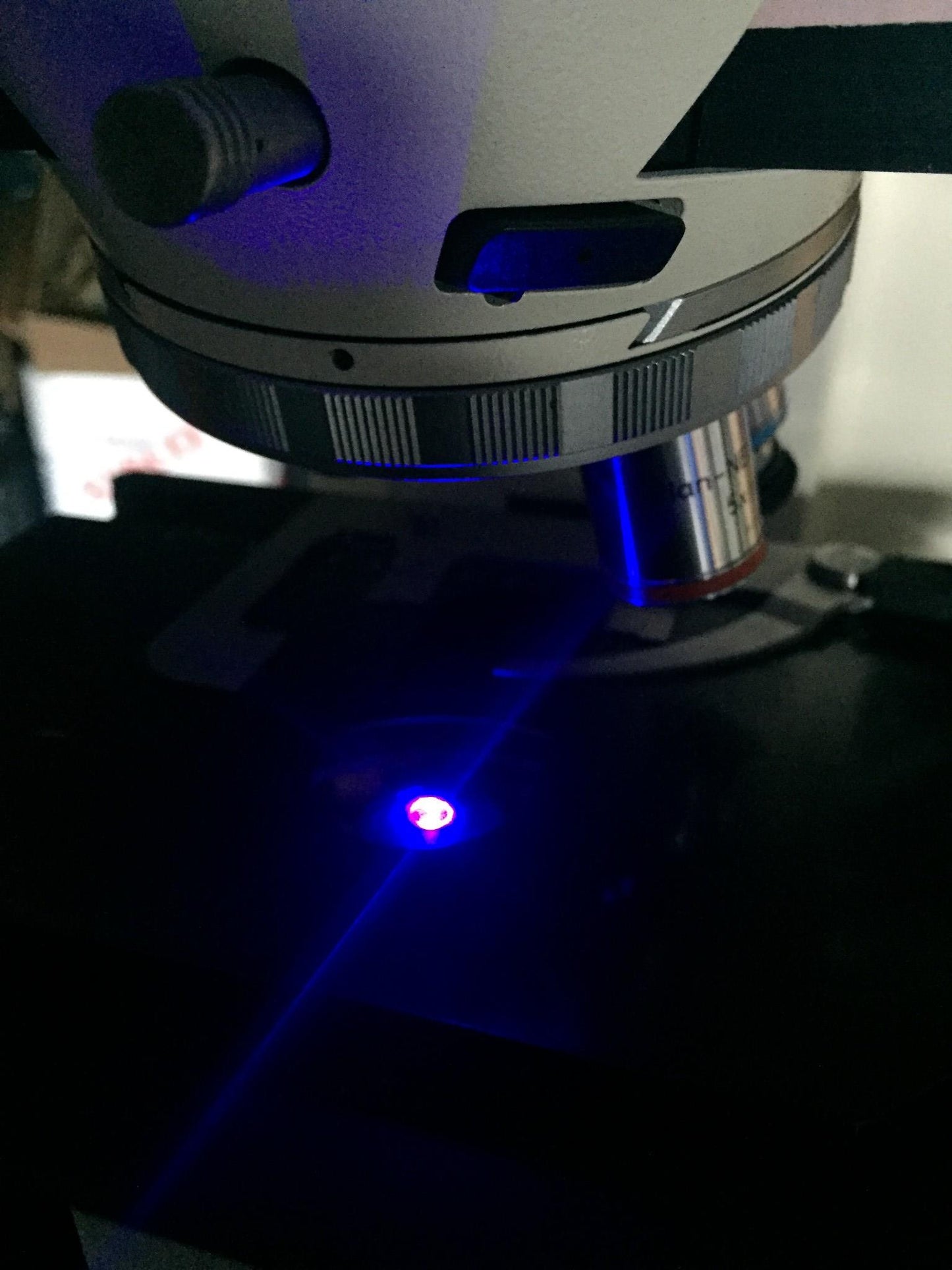 ZEISS AXIOPHOT FLUORESCENCE POLARIZED FILTER MICROSCOPE PULNIX TM-745 CAMERA