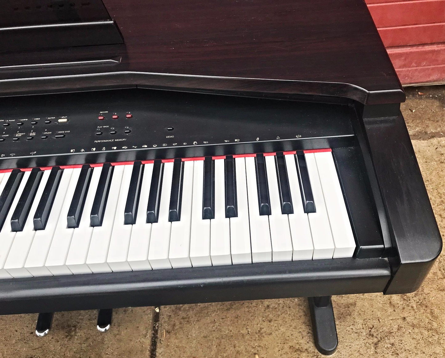 YAMAHA CLAVINOVA CVP-35 DIGITAL PIANO ORIGINAL BENCH FREE SHIPPING WATCH VIDEO