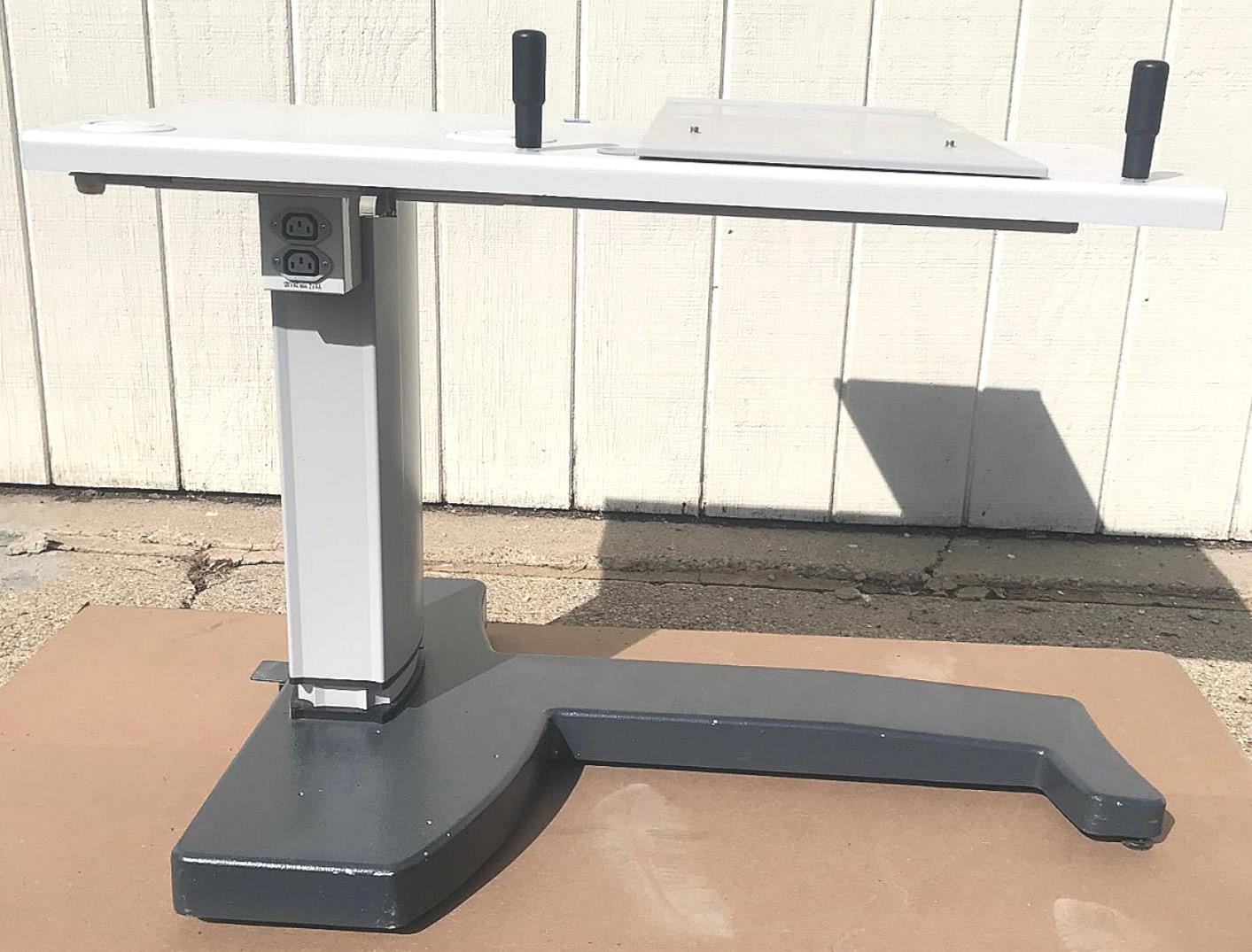 ORIGINAL ZEISS HI-LO ADJUSTABLE POWER TABLE FOR OPTICAL IOL A-SCAN WATCH VIDEO