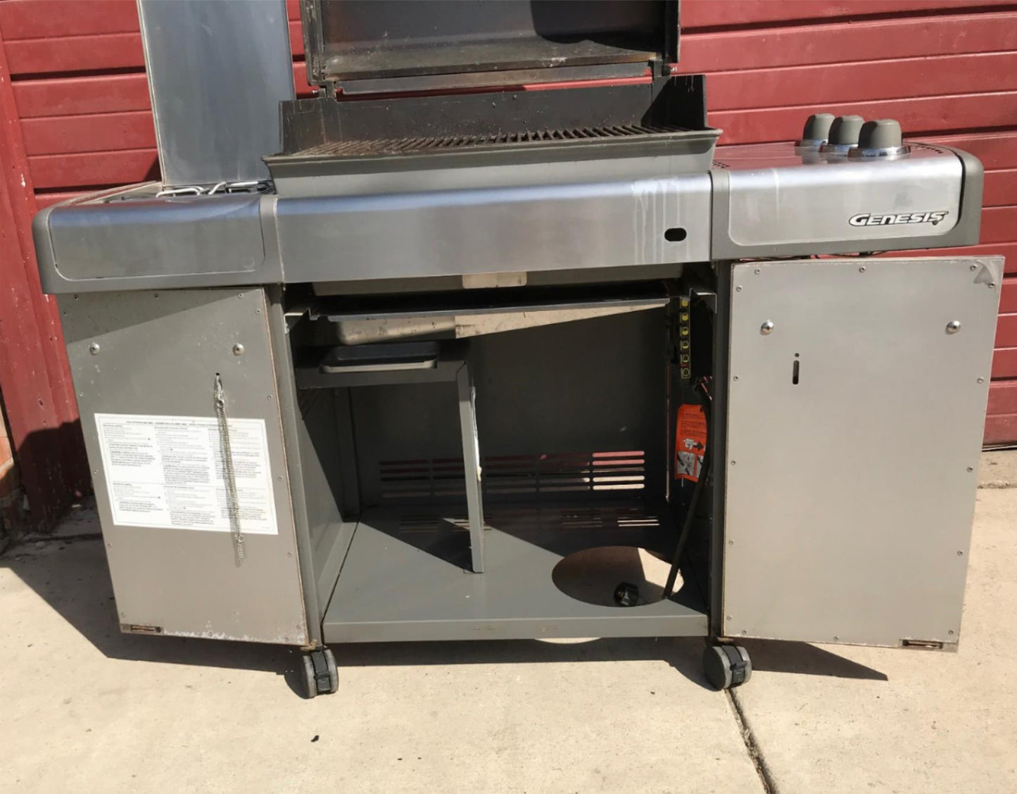 WEBER GENESIS® S-320™ PROPANE GAS GRILL with SIDE BURNER & COVER