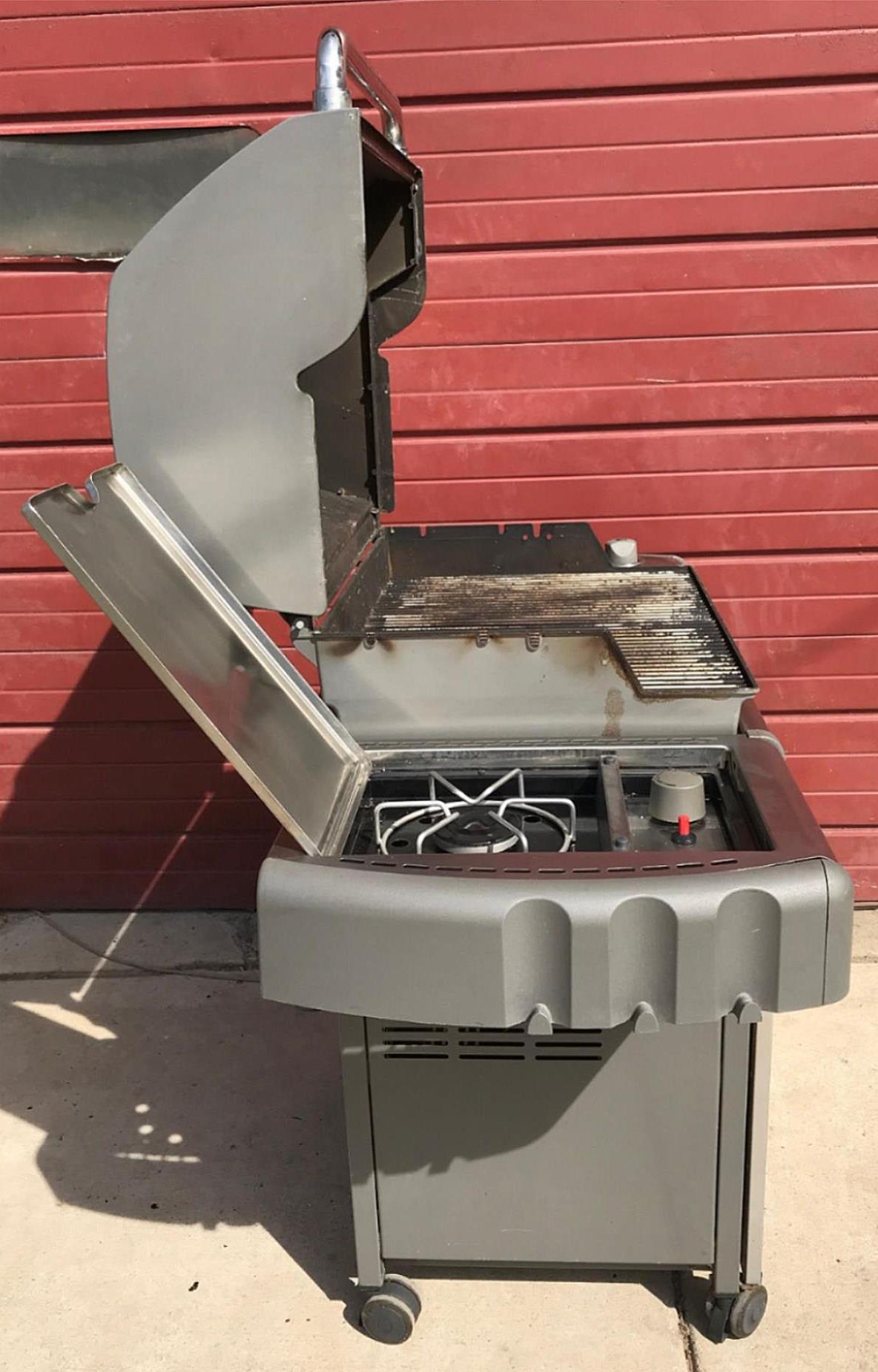 WEBER GENESIS® S-320™ PROPANE GAS GRILL with SIDE BURNER & COVER