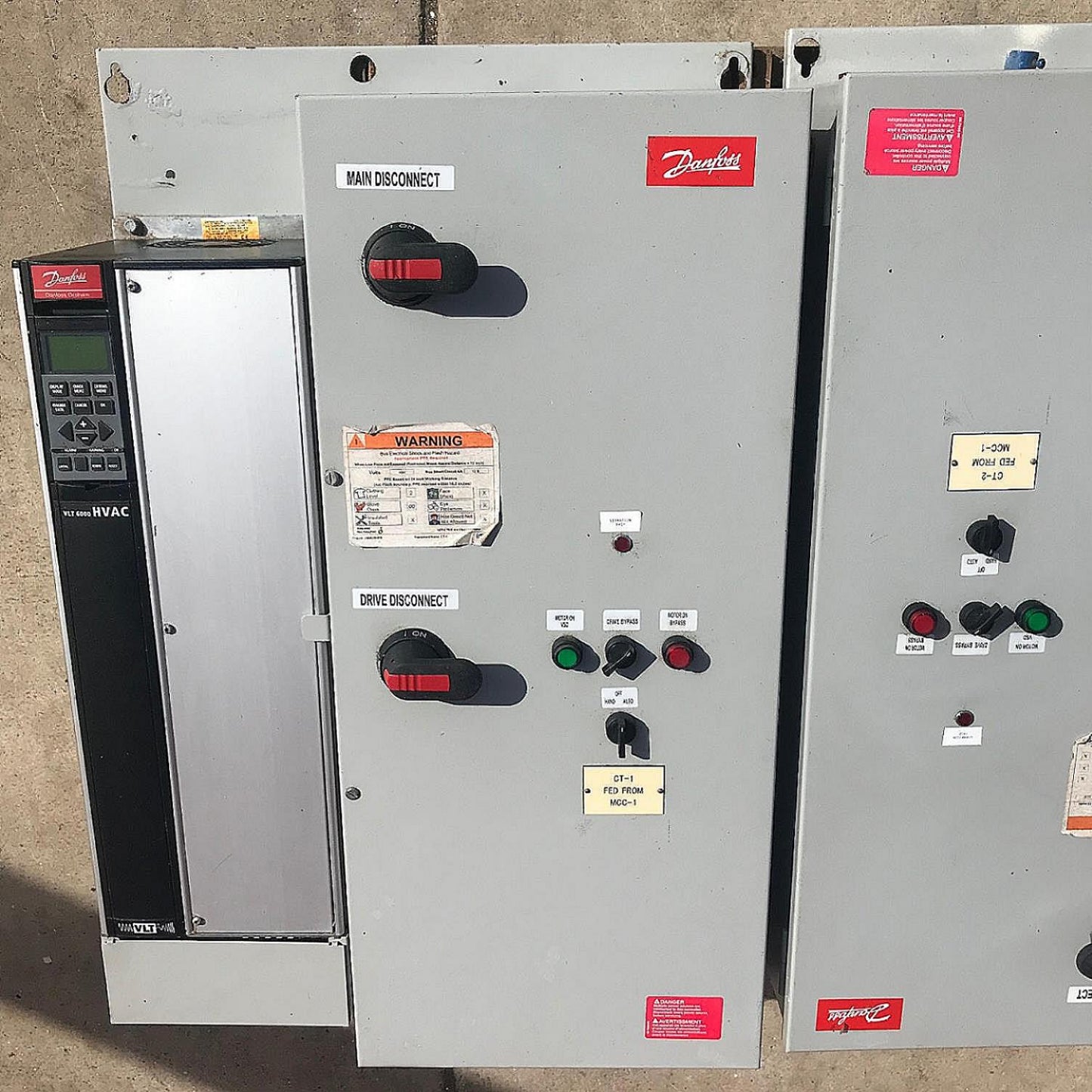 1 Unit of DANFOSS GRAHAM 22KW/ 30 HP VLT 6000 HVAC VLT6032GT4 DRIVE EDS FREESHIP