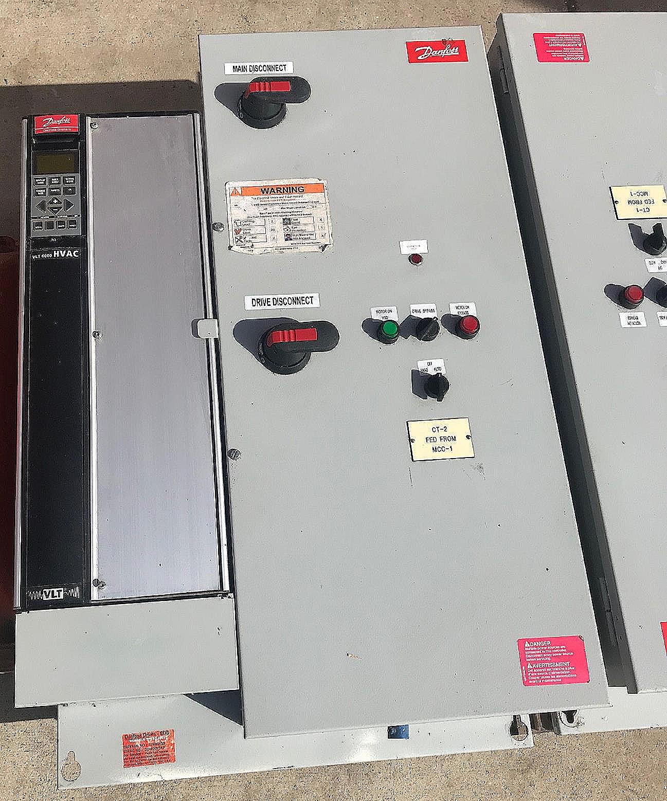 1 Unit of DANFOSS GRAHAM 22KW/ 30 HP VLT 6000 HVAC VLT6032GT4 DRIVE EDS FREESHIP