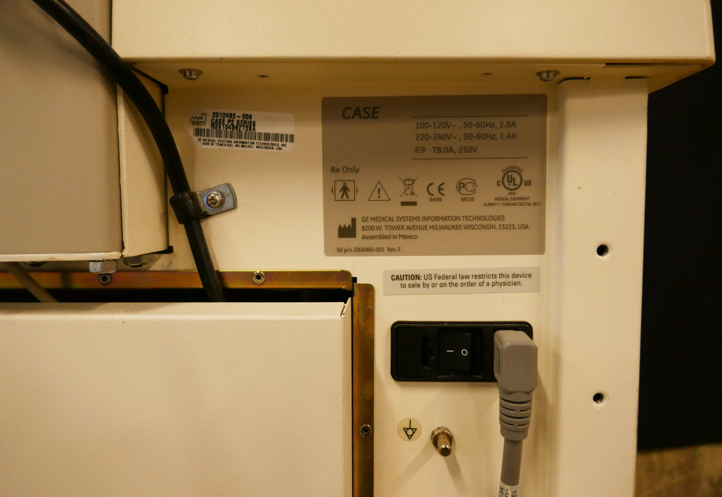 (2) GE CASE MEDICAL TREADMILL CONTROL with MANUAL FREE SHIP