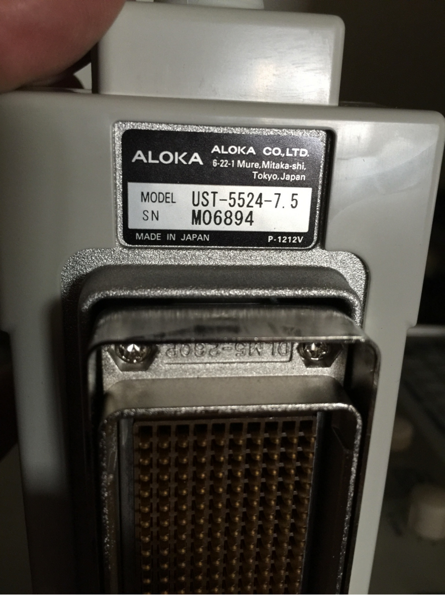 ALOKA 7.5 PROBE MODEL VST-5524-7.5 SERIAL NUMBER: M06894 DYNAVIEW